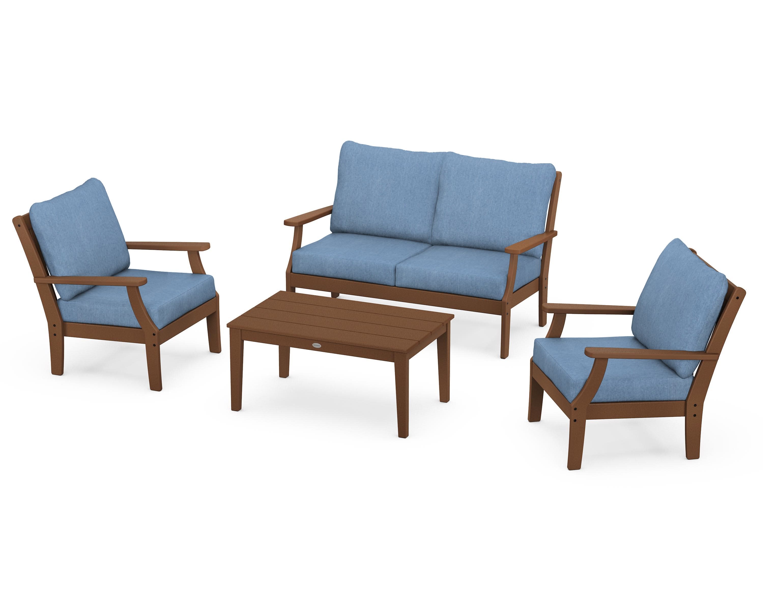 Braxton 4-Piece Deep Seating Chair Set