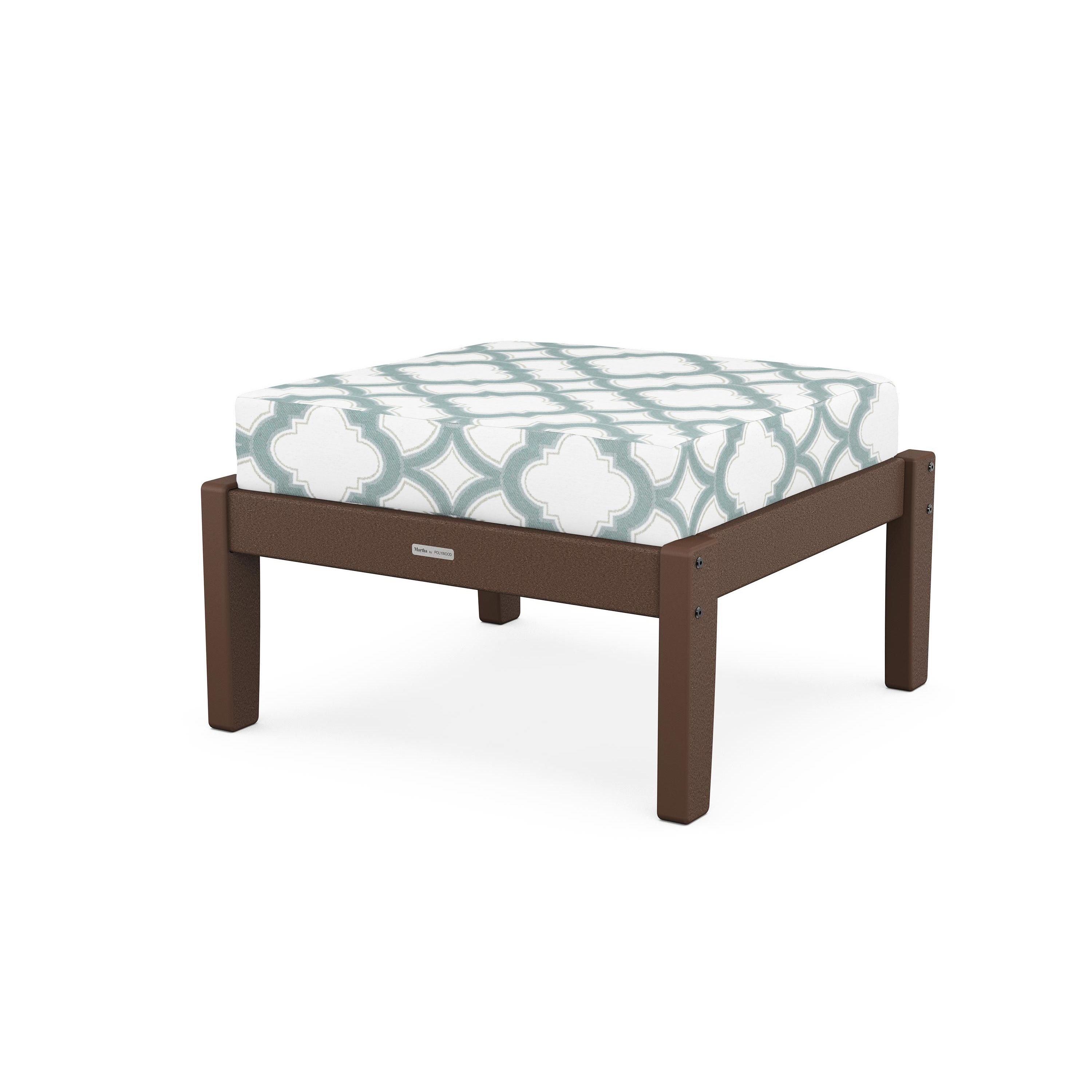 Chinoiserie Deep Seating Ottoman