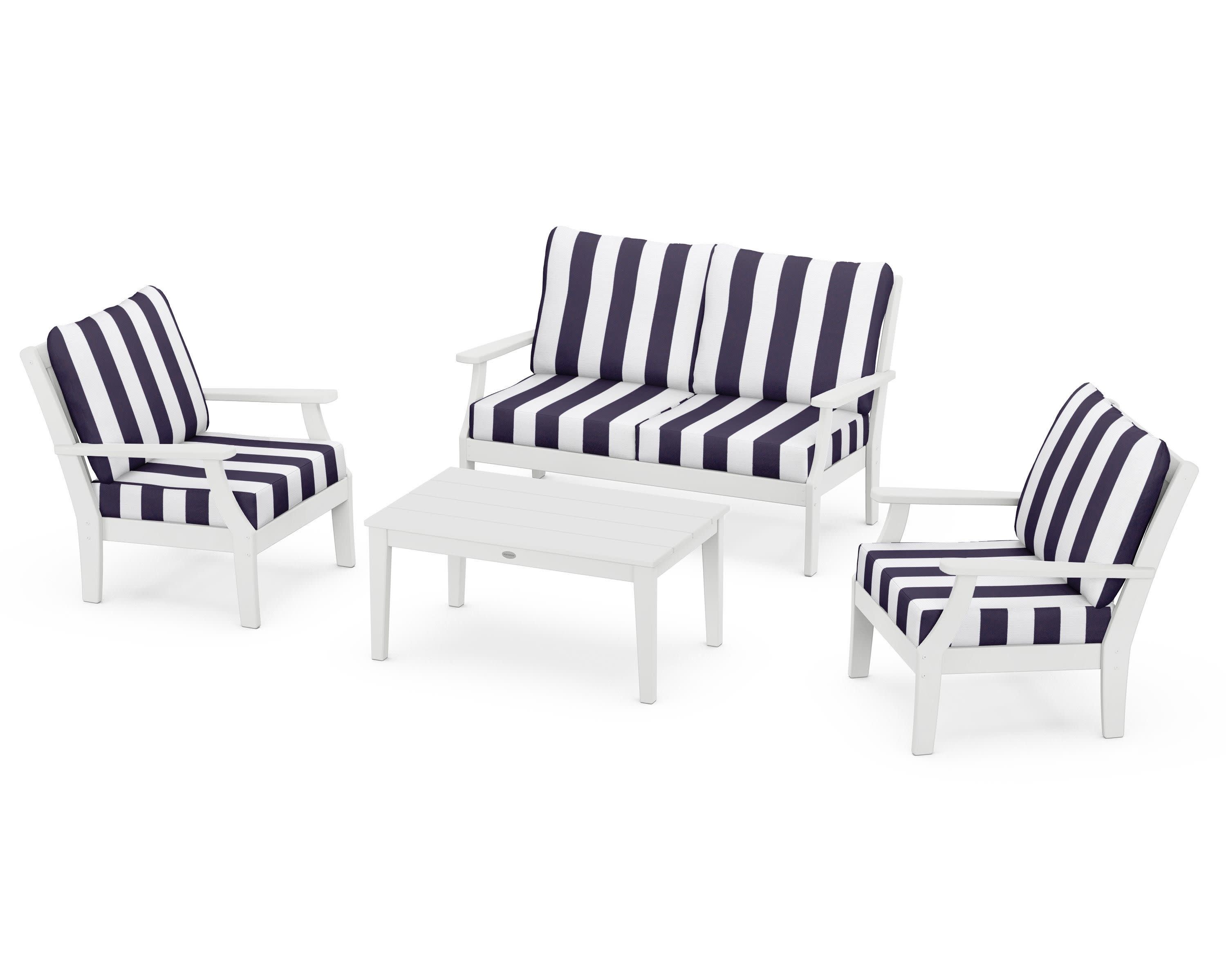 Braxton 4-Piece Deep Seating Chair Set