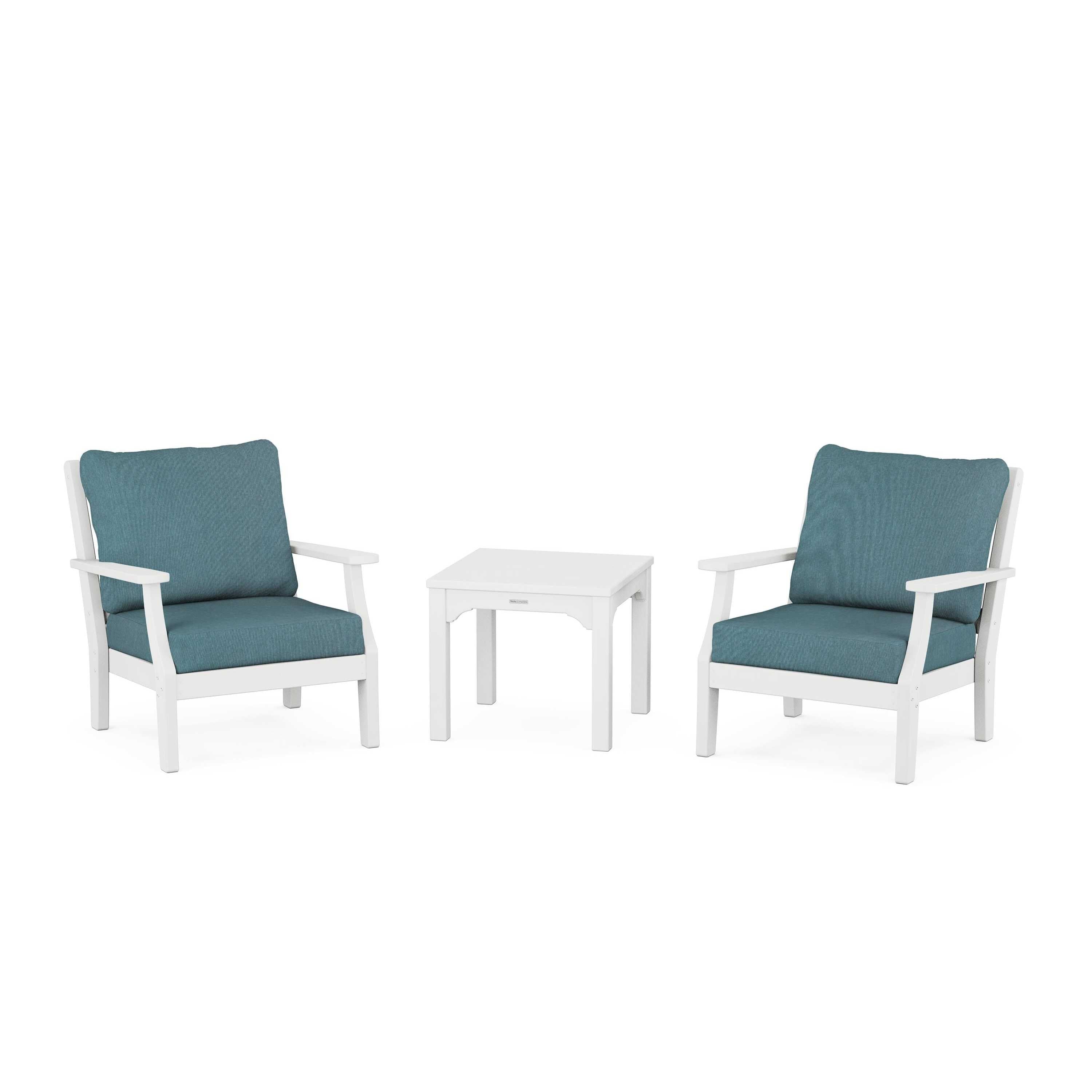 Chinoiserie 3-Piece Deep Seating Set