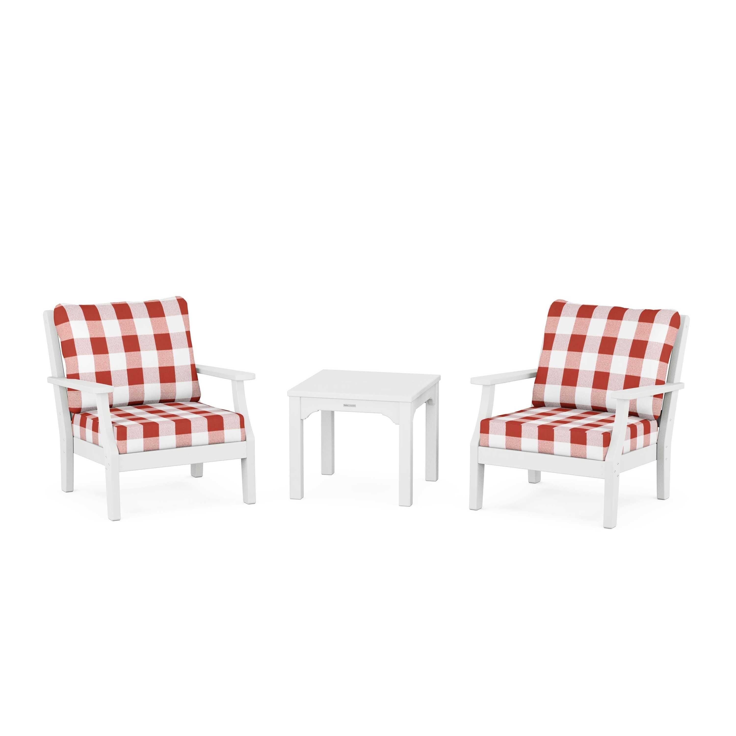 Chinoiserie 3-Piece Deep Seating Set