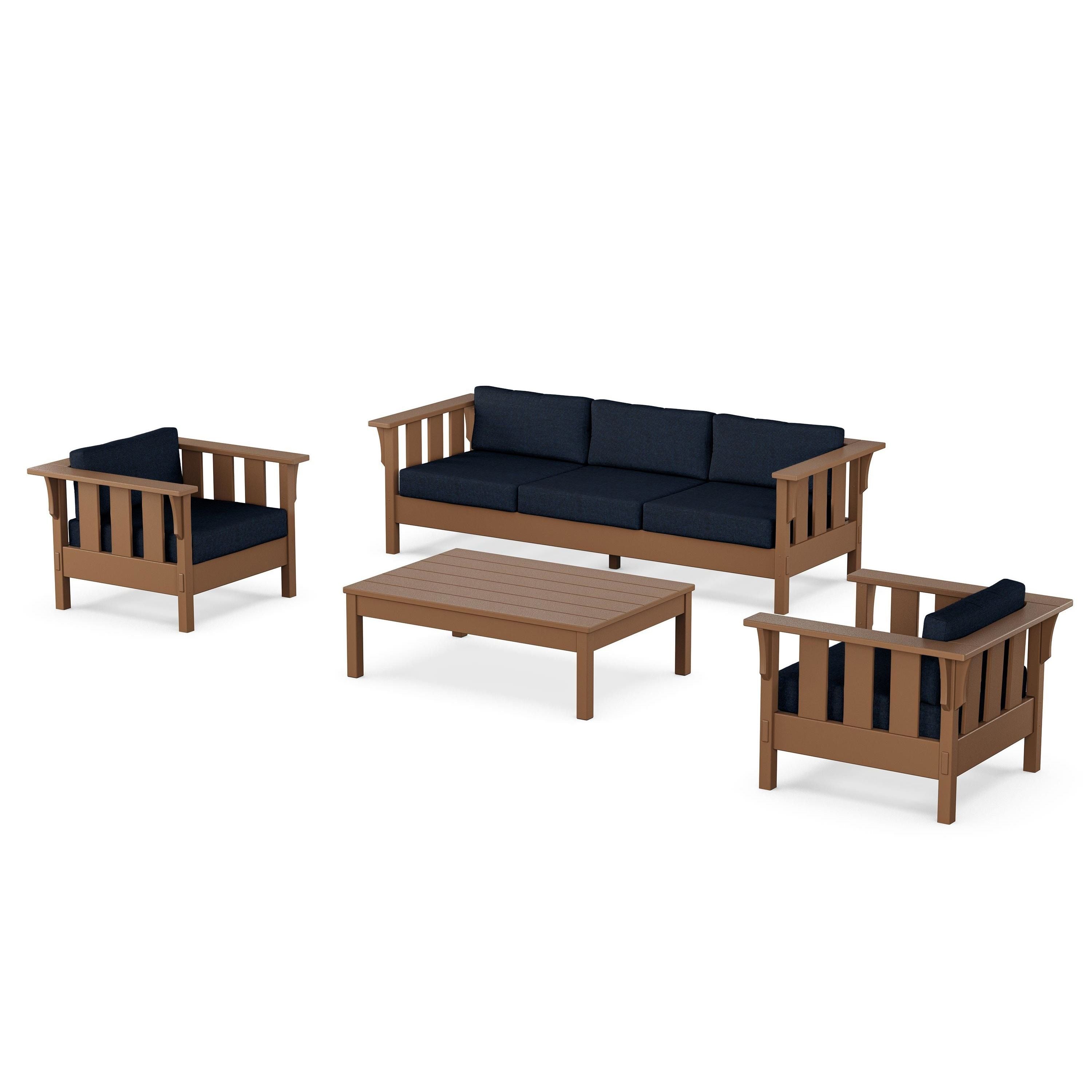 Acadia 4-Piece Deep Seating Set with Sofa