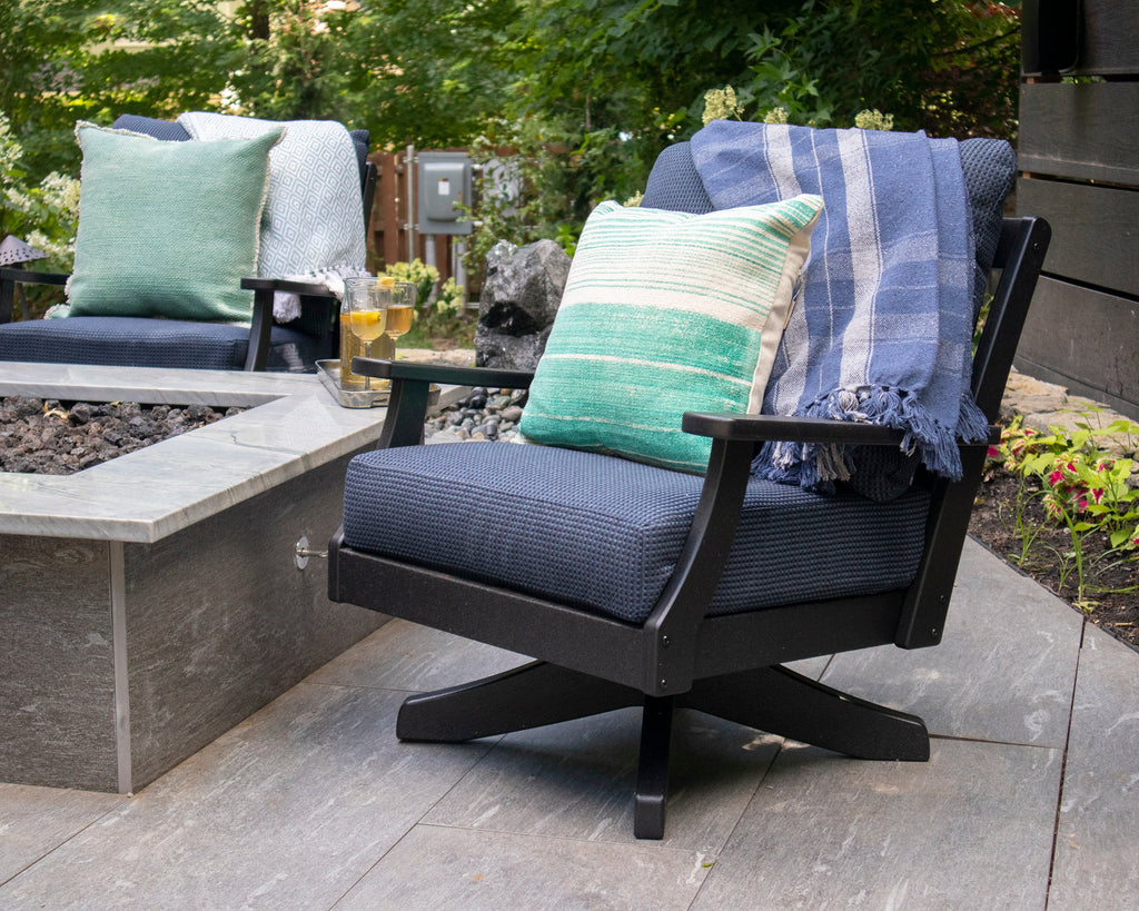 Braxton Deep Seating Swivel Chair