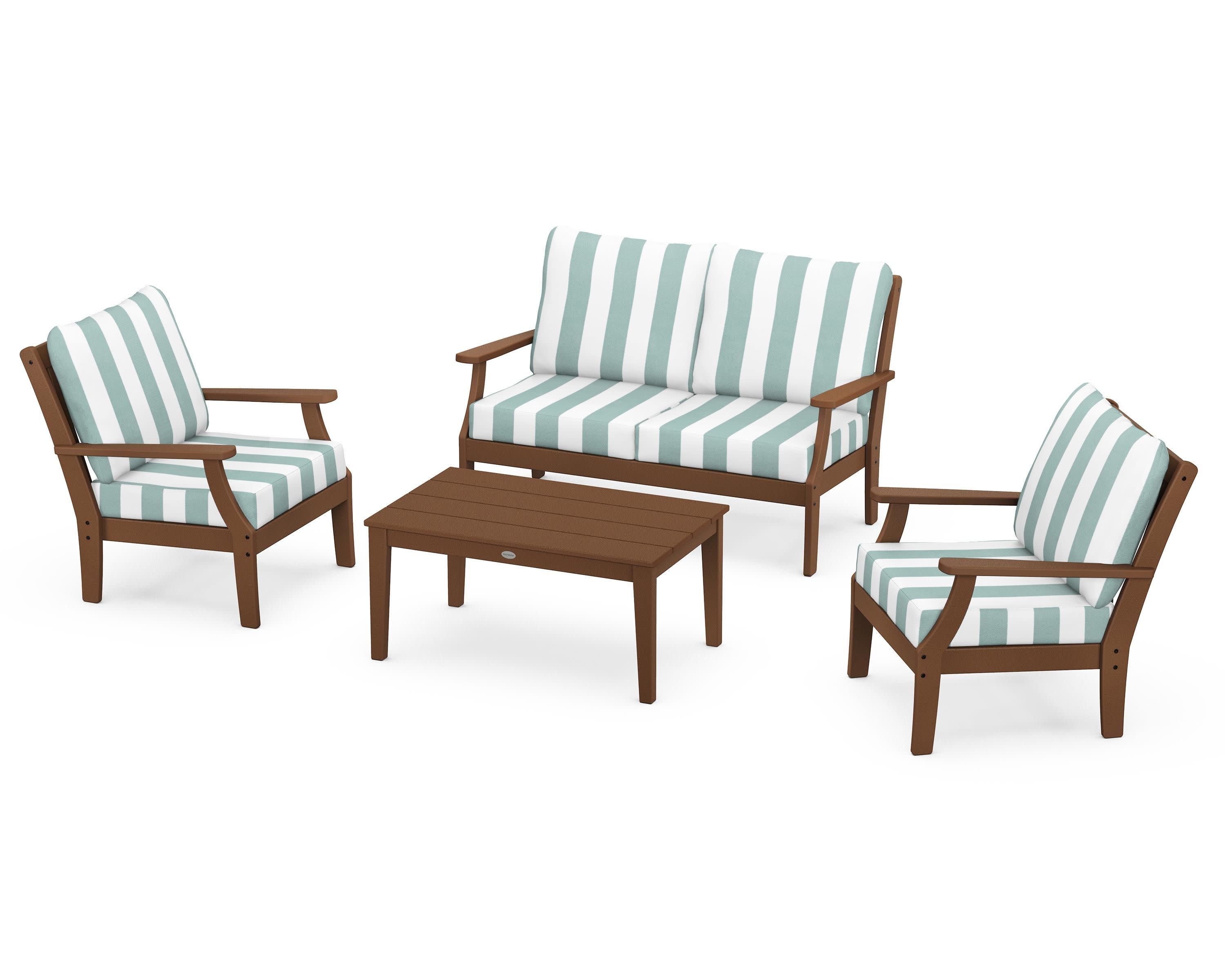 Braxton 4-Piece Deep Seating Chair Set