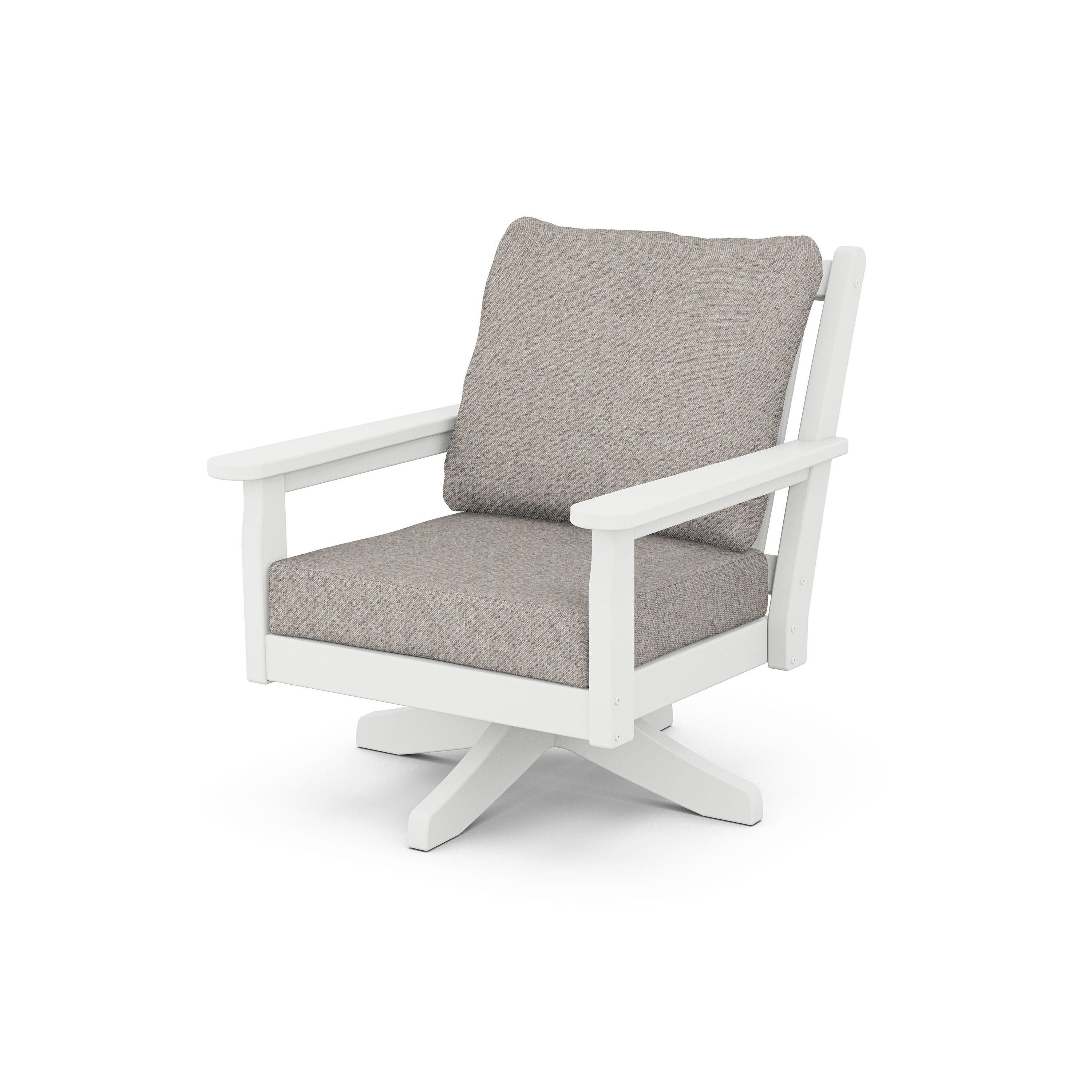 Chippendale Deep Seating Swivel Chair