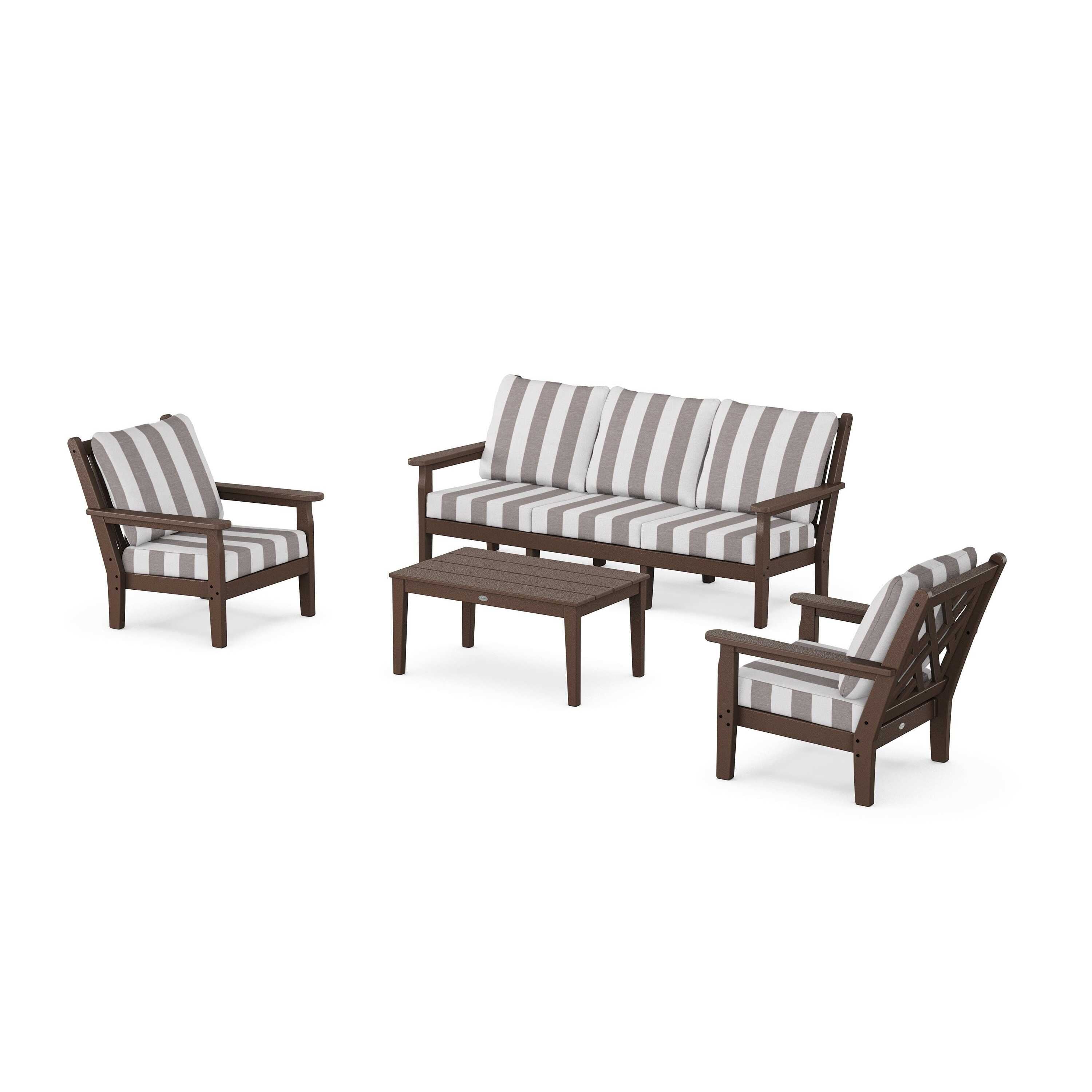 Chippendale 4-Piece Deep Seating Set with Sofa