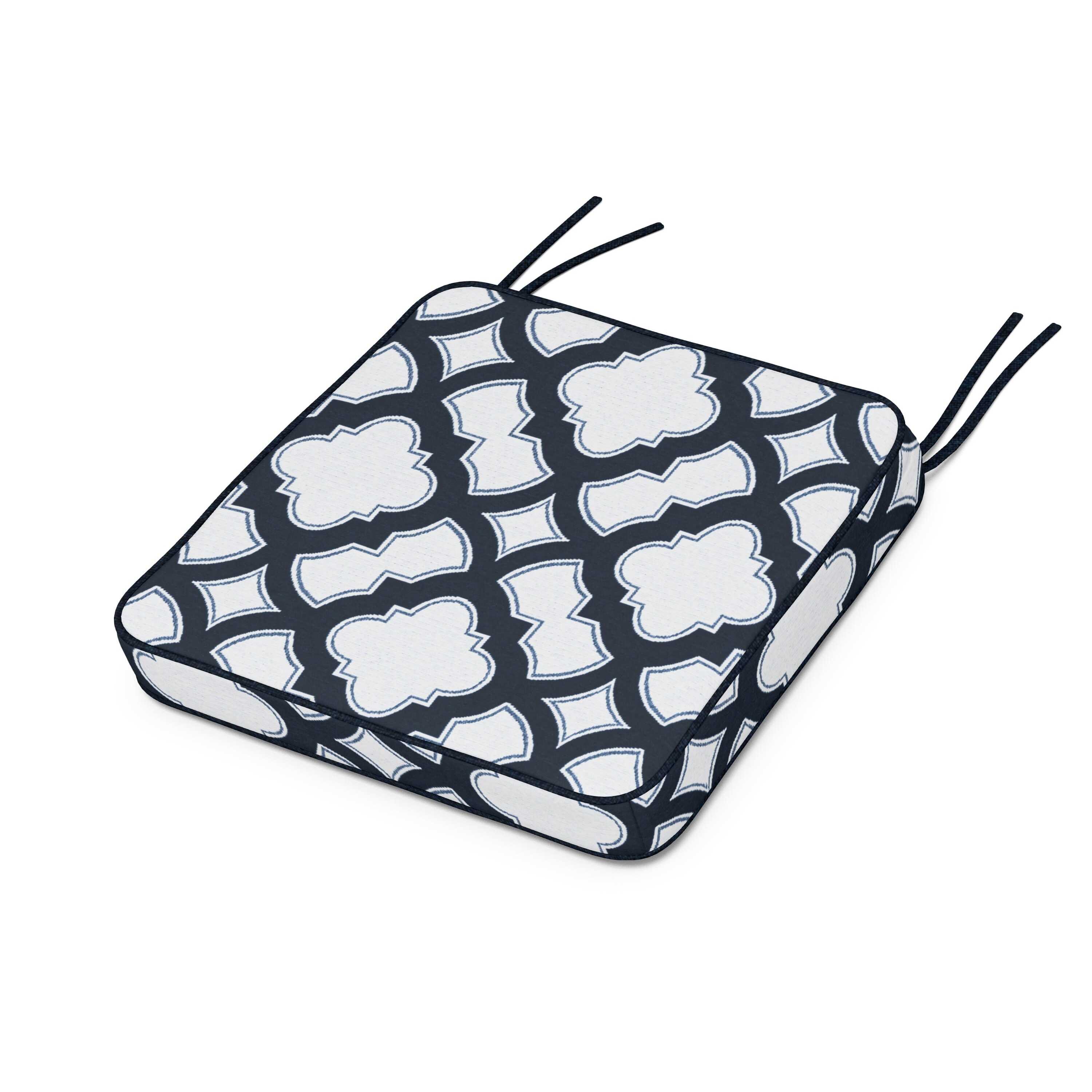 Chinoiserie Side Chair Seat Cushion