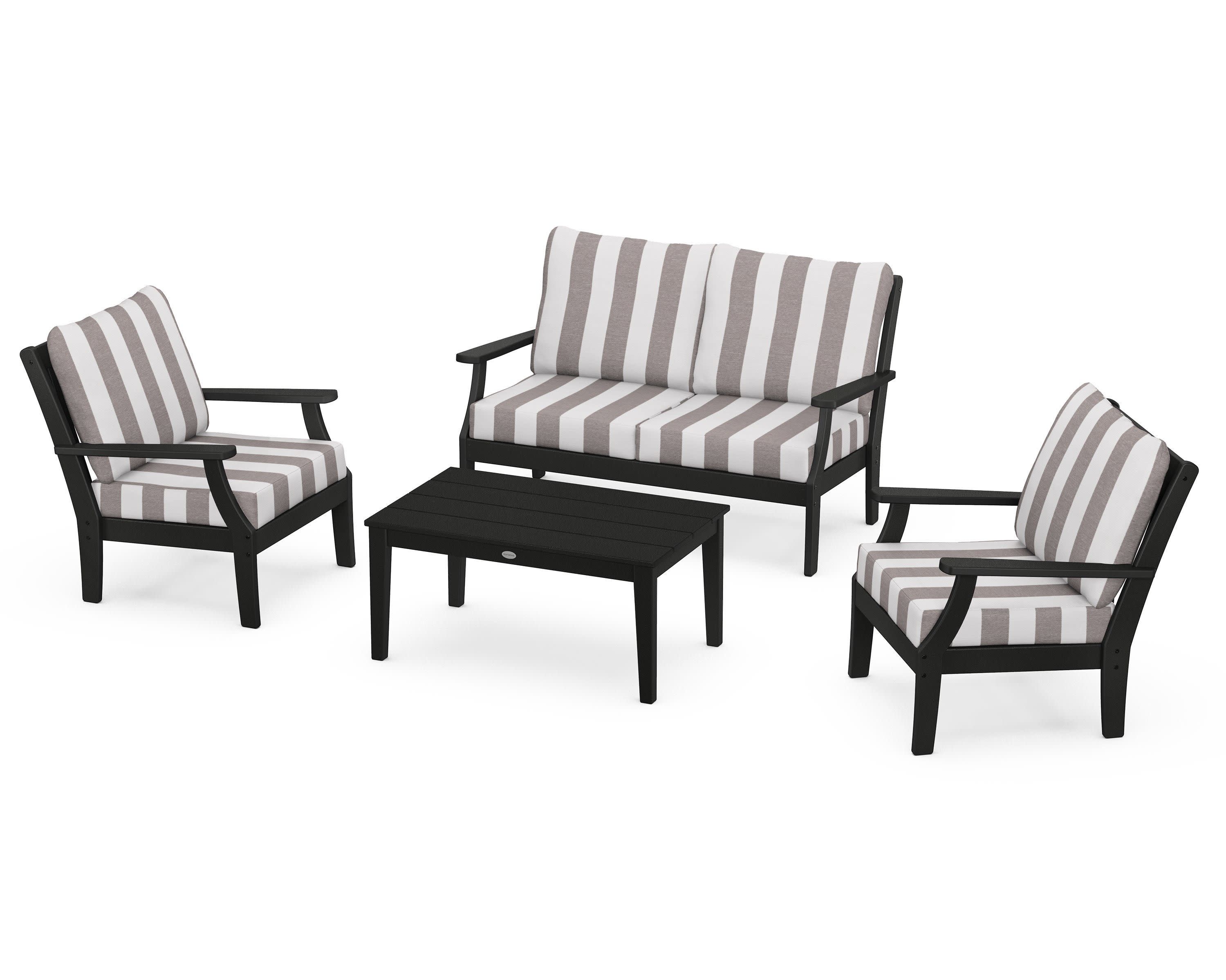 Braxton 4-Piece Deep Seating Chair Set
