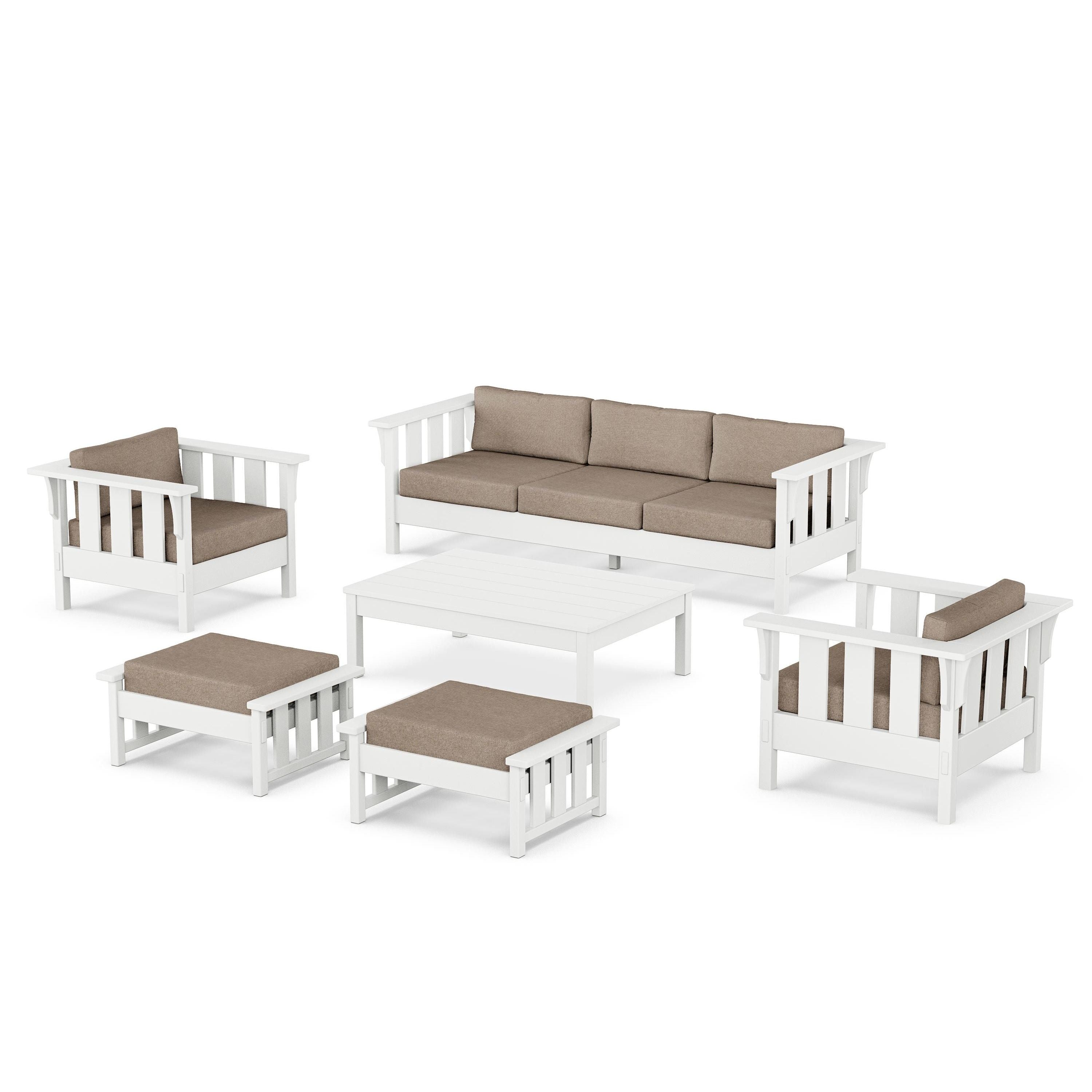 Acadia 6-Piece Lounge Sofa Set