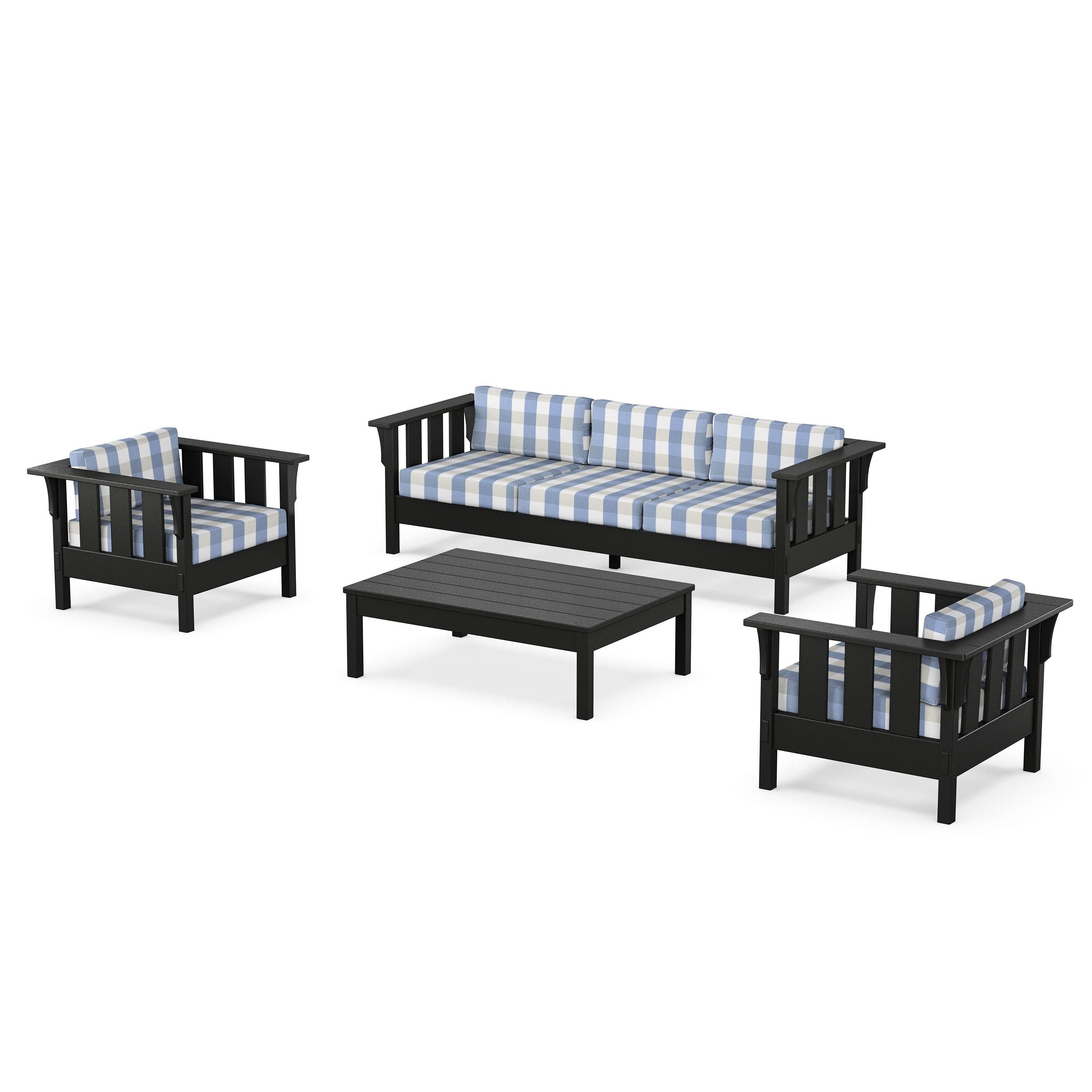 Acadia 4-Piece Deep Seating Set with Sofa