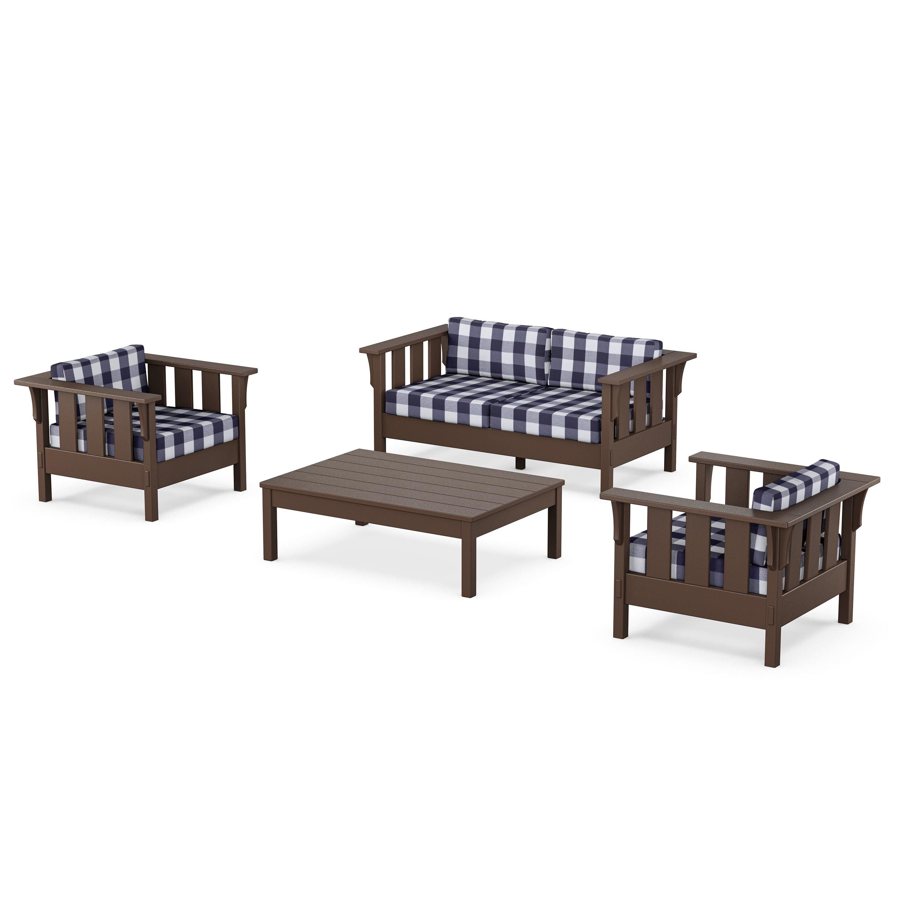 Acadia 4-Piece Deep Seating Set with Loveseat