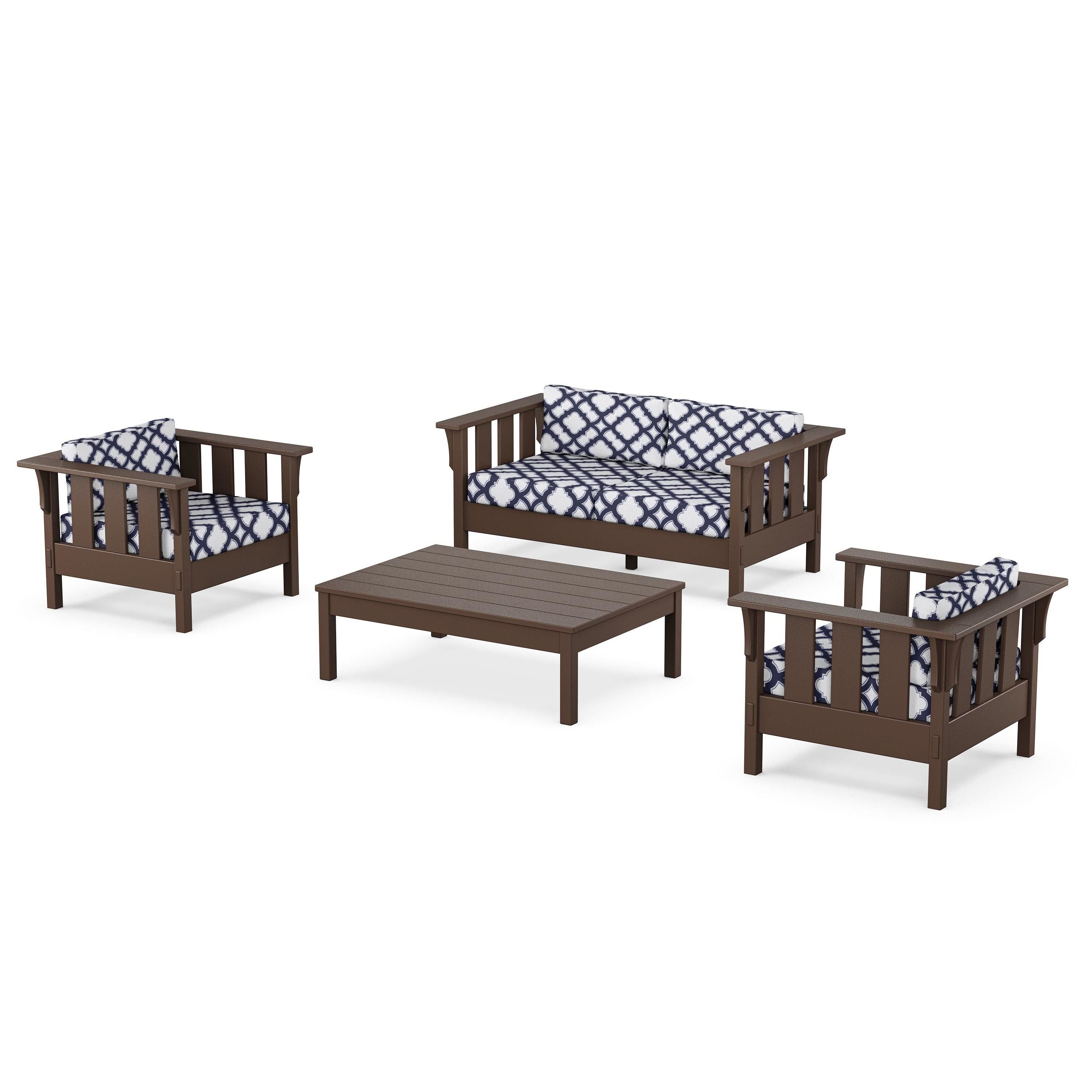 Acadia 4-Piece Deep Seating Set with Loveseat