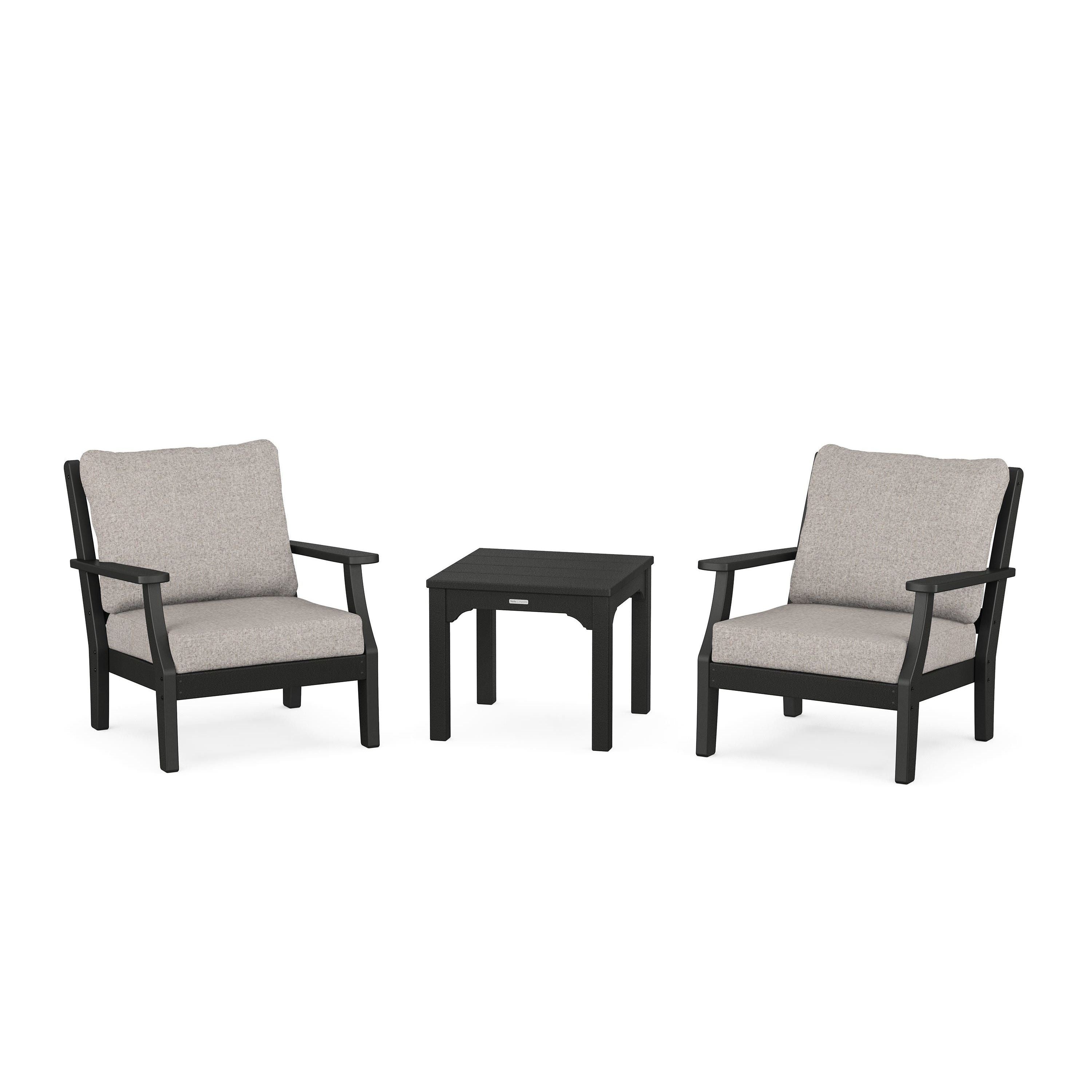 Chinoiserie 3-Piece Deep Seating Set