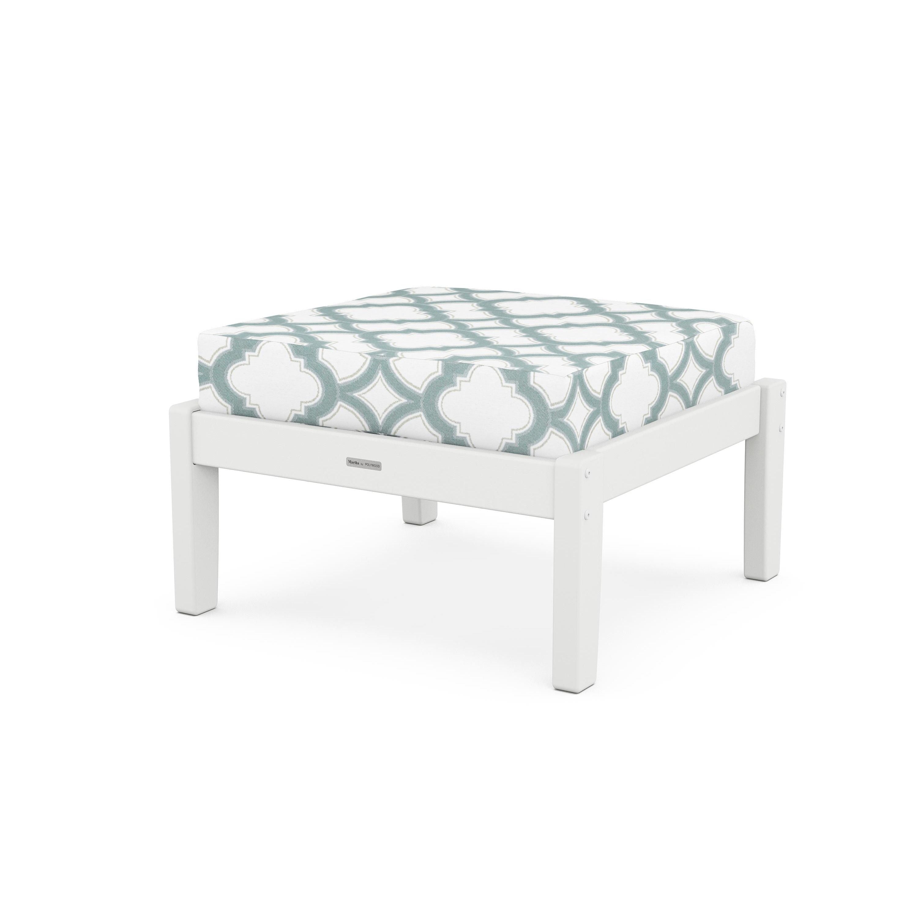 Chinoiserie Deep Seating Ottoman