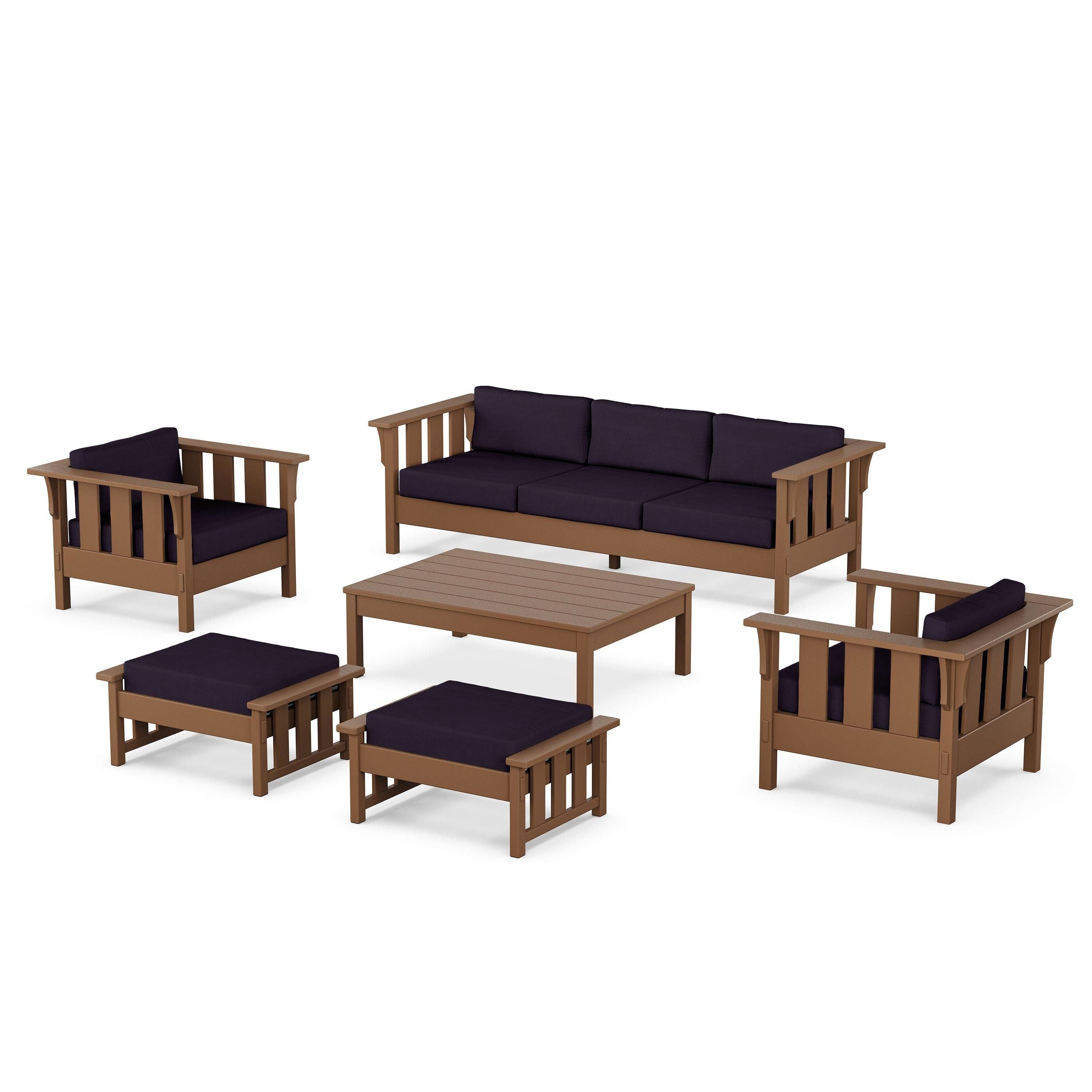 Acadia 6-Piece Lounge Sofa Set