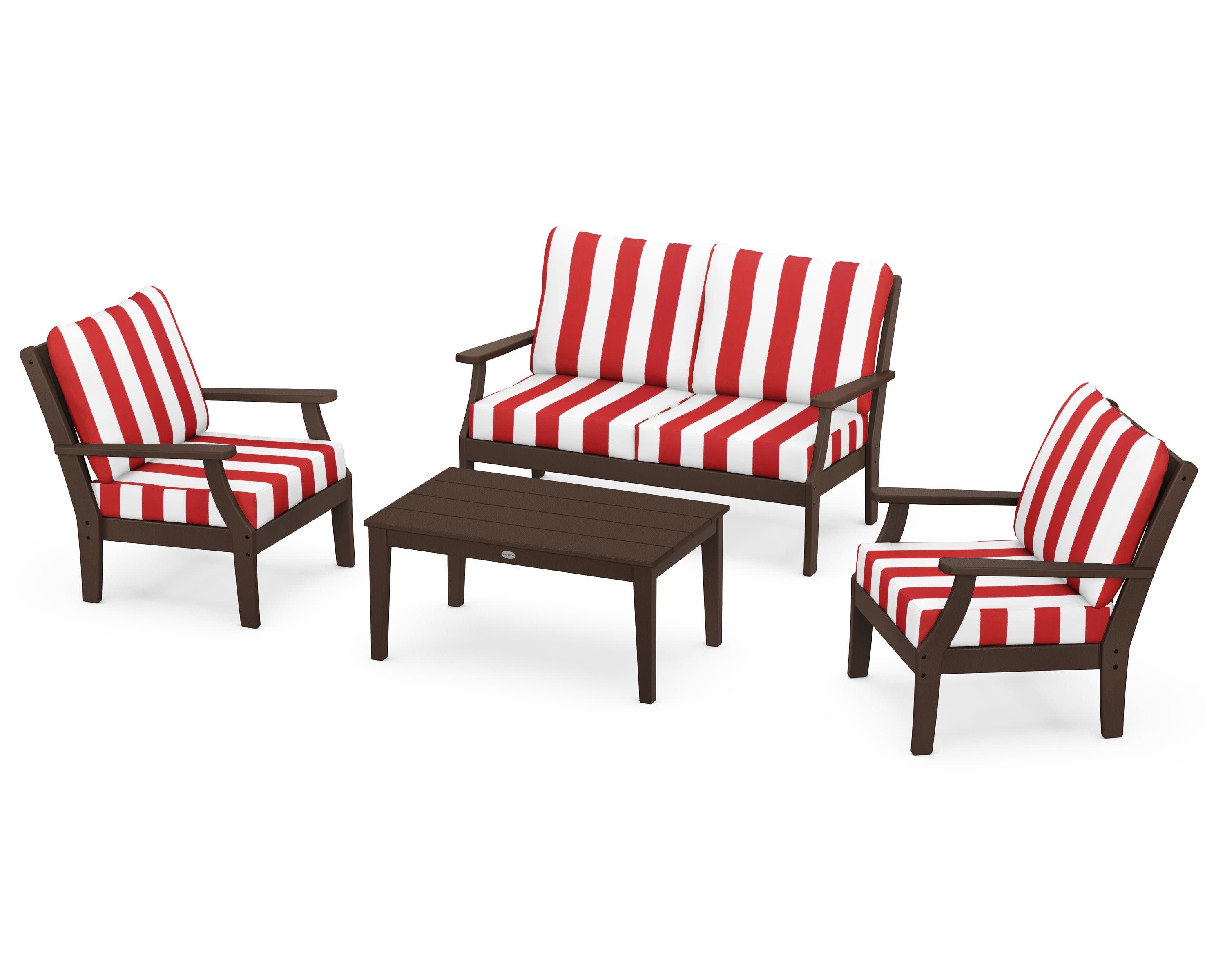 Braxton 4-Piece Deep Seating Chair Set