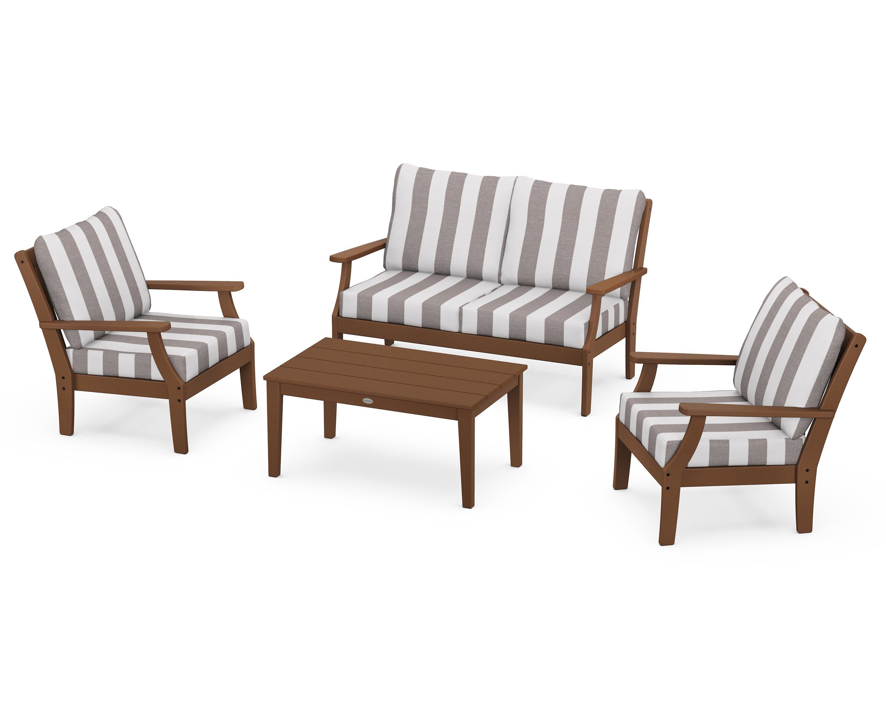 Braxton 4-Piece Deep Seating Chair Set