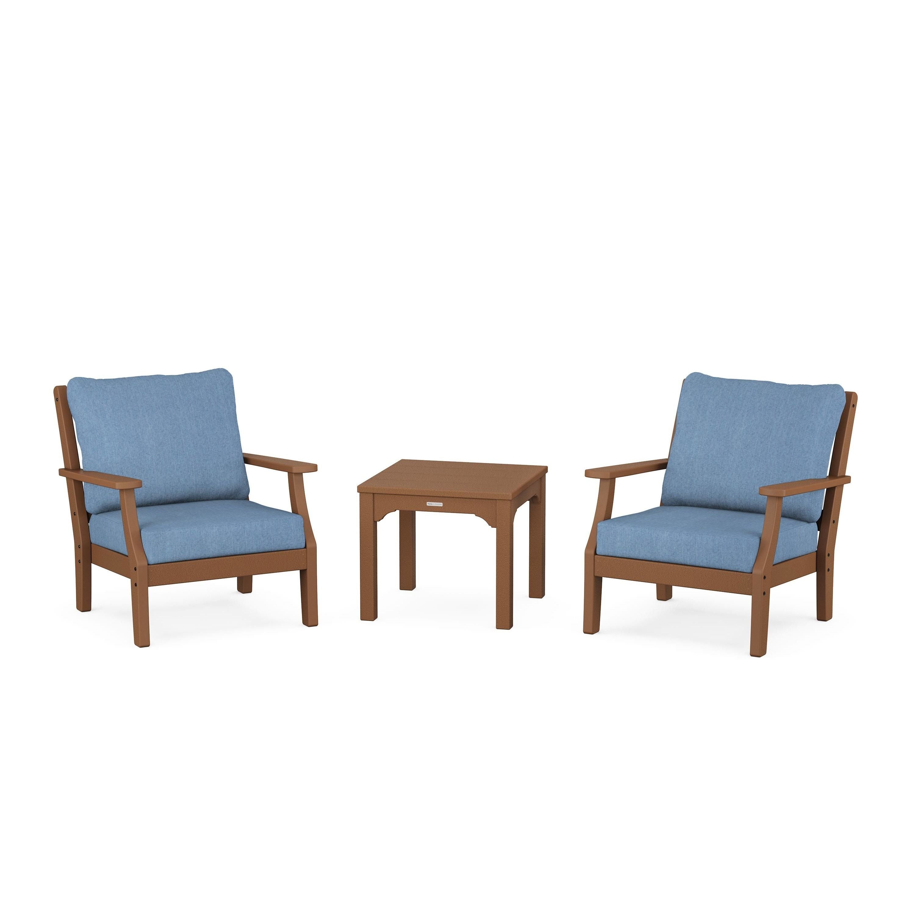 Chinoiserie 3-Piece Deep Seating Set