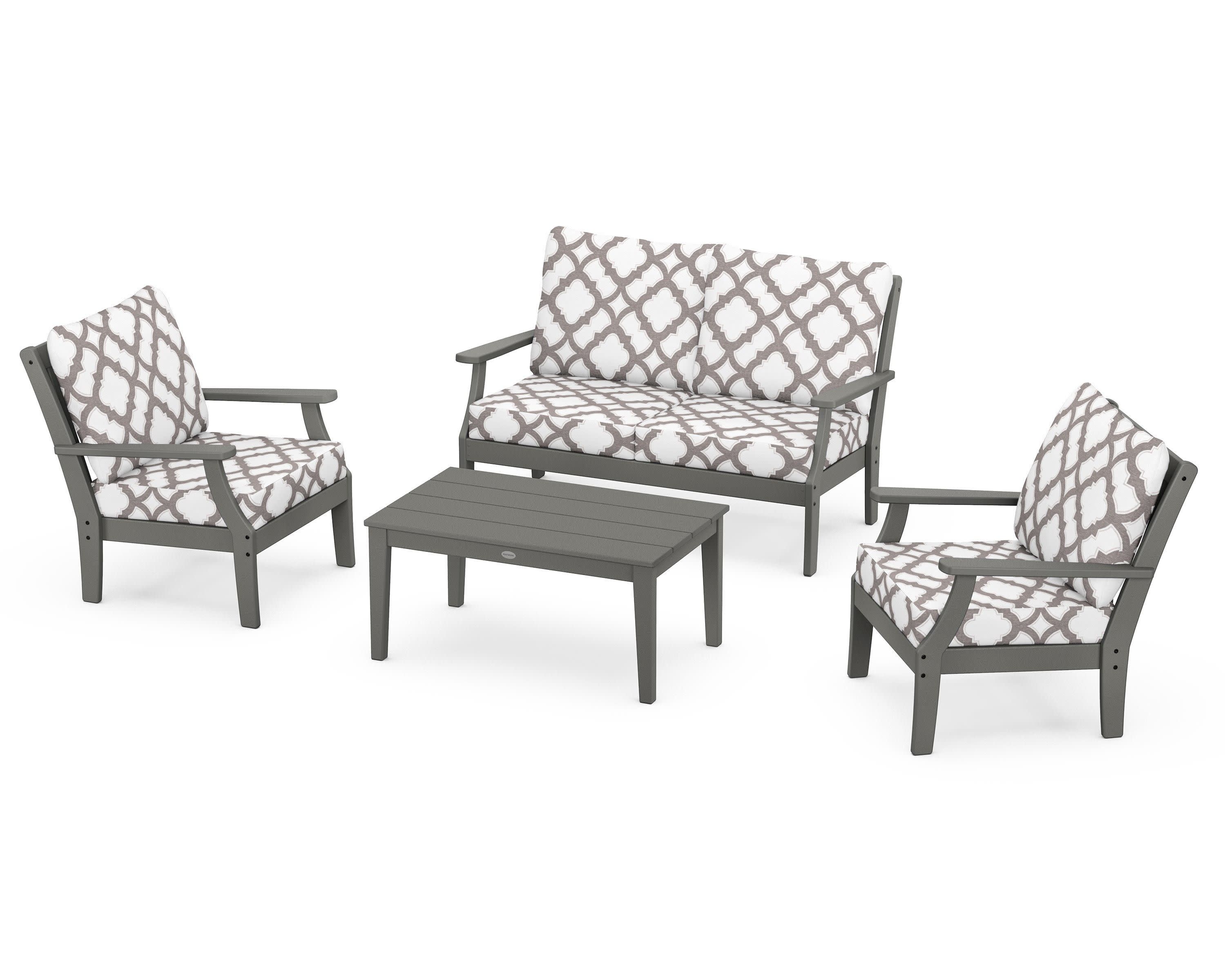 Braxton 4-Piece Deep Seating Chair Set