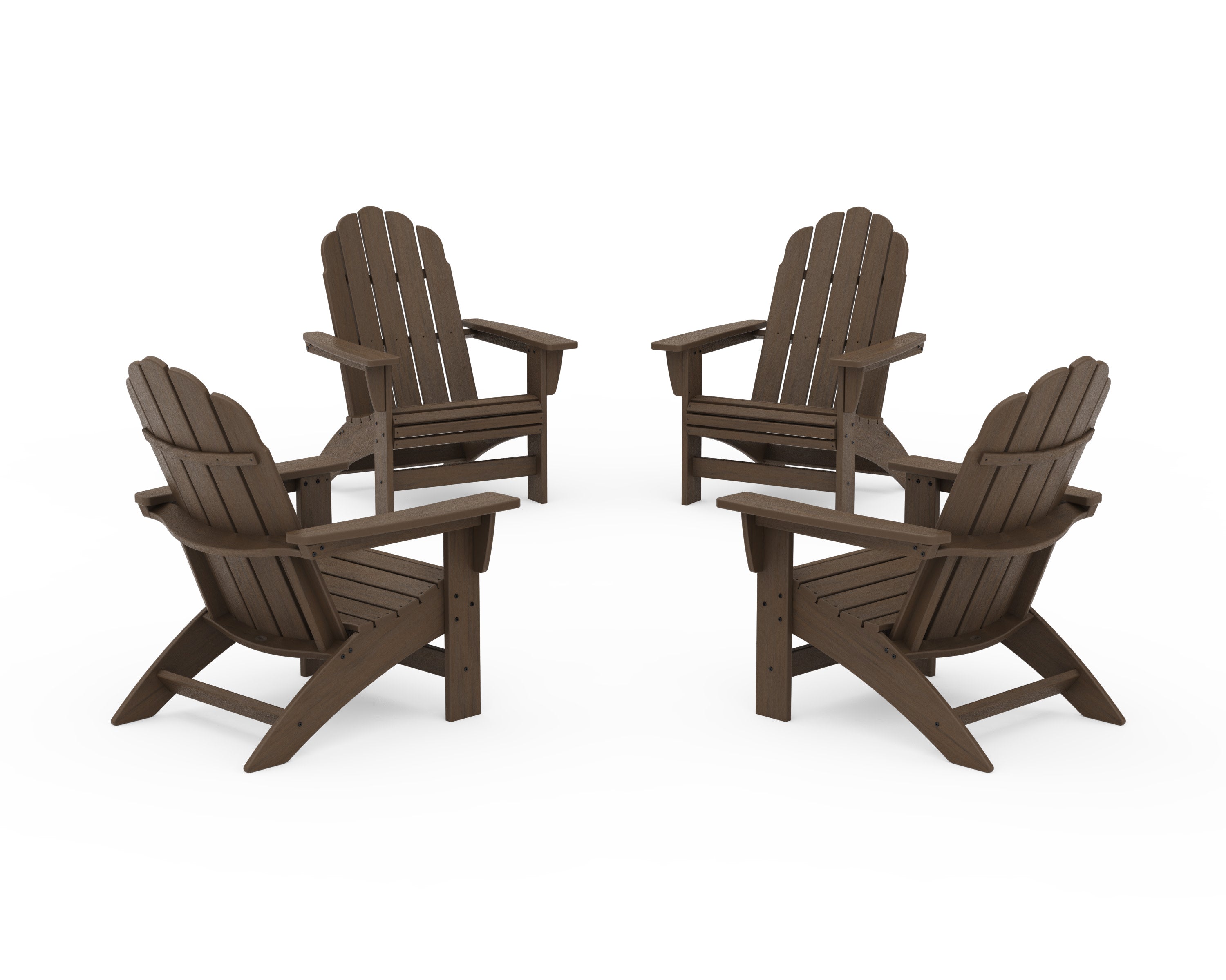 4-Piece Vineyard Grand Adirondack Chair Conversation Set