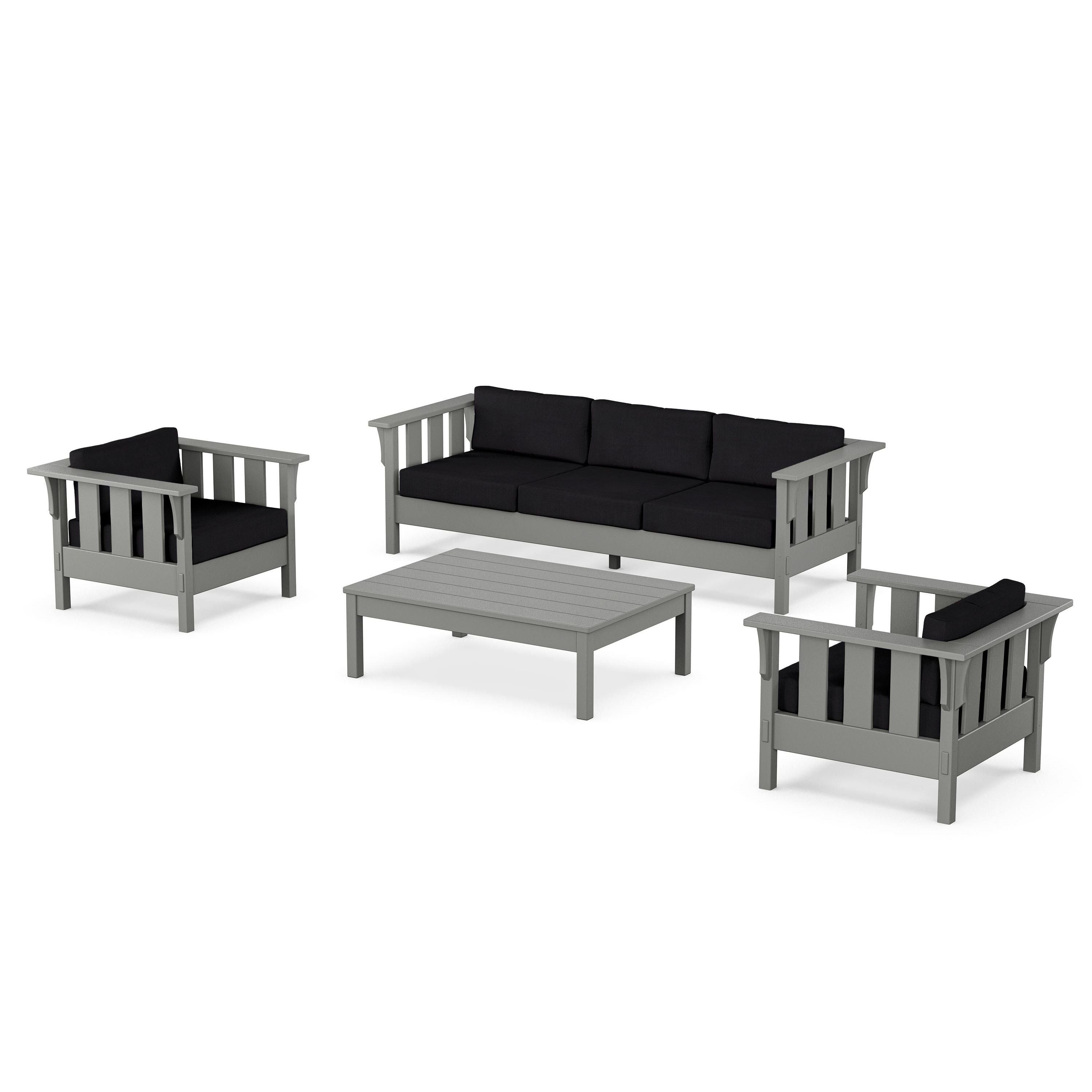 Acadia 4-Piece Deep Seating Set with Sofa