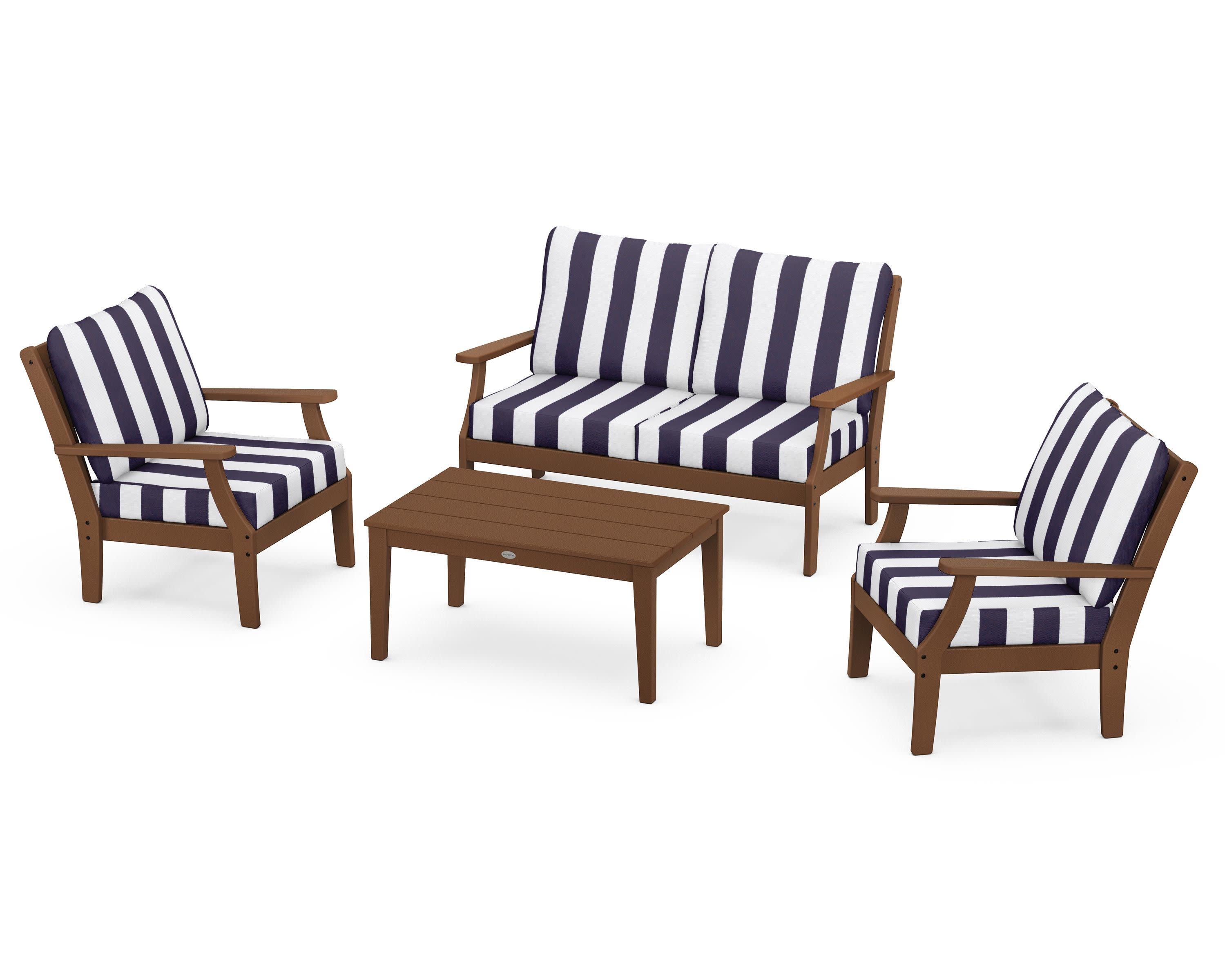 Braxton 4-Piece Deep Seating Chair Set