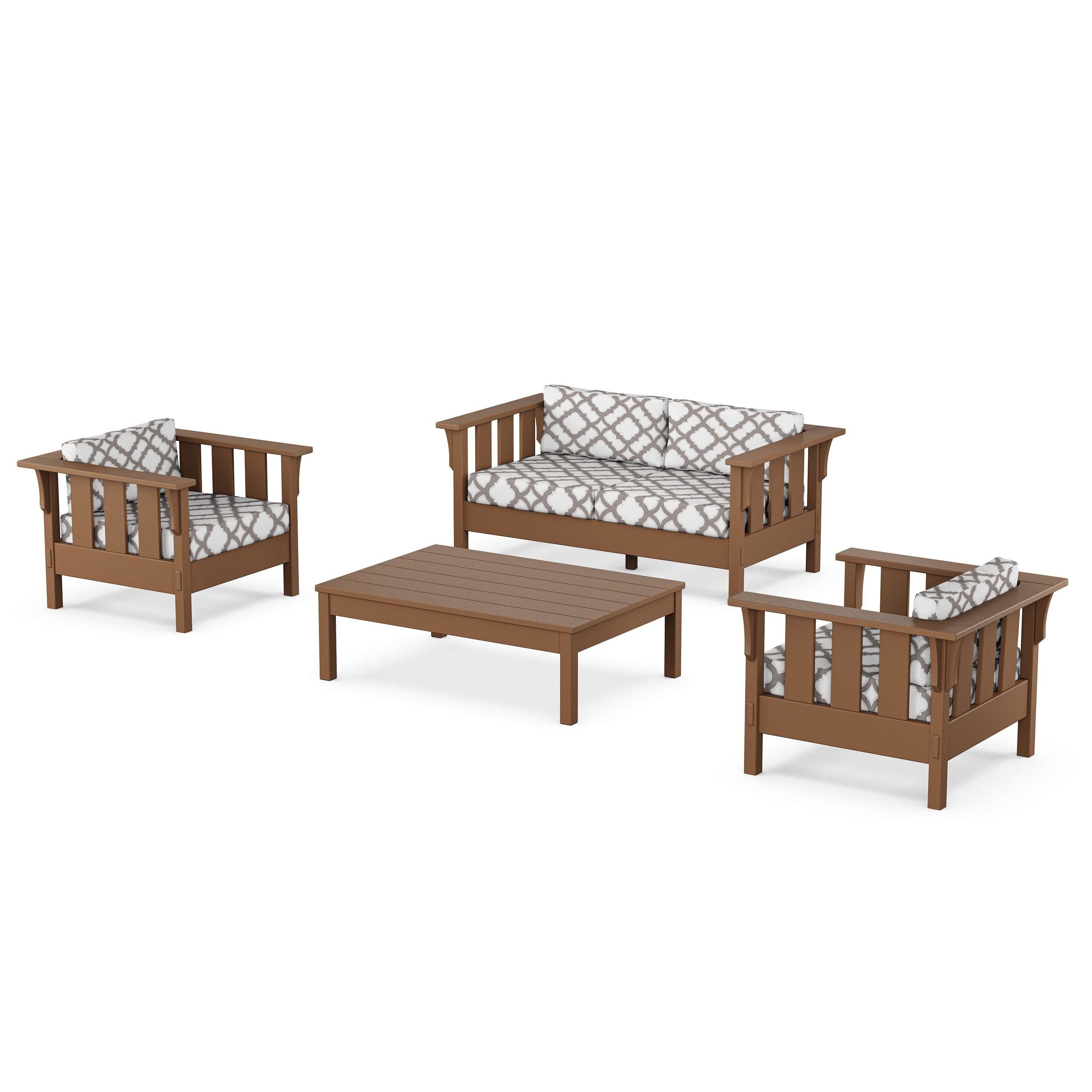 Acadia 4-Piece Deep Seating Set with Loveseat