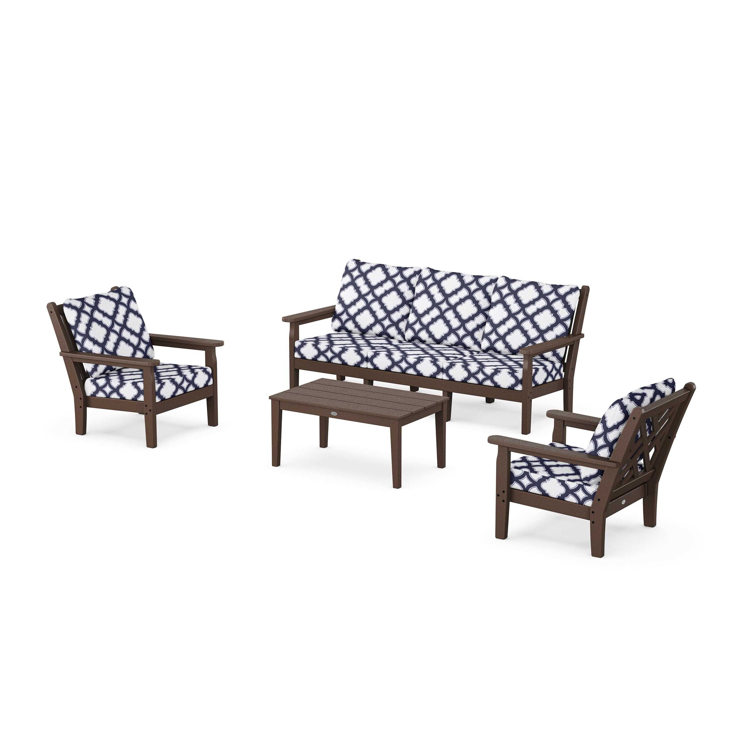 Chippendale 4-Piece Deep Seating Set with Sofa