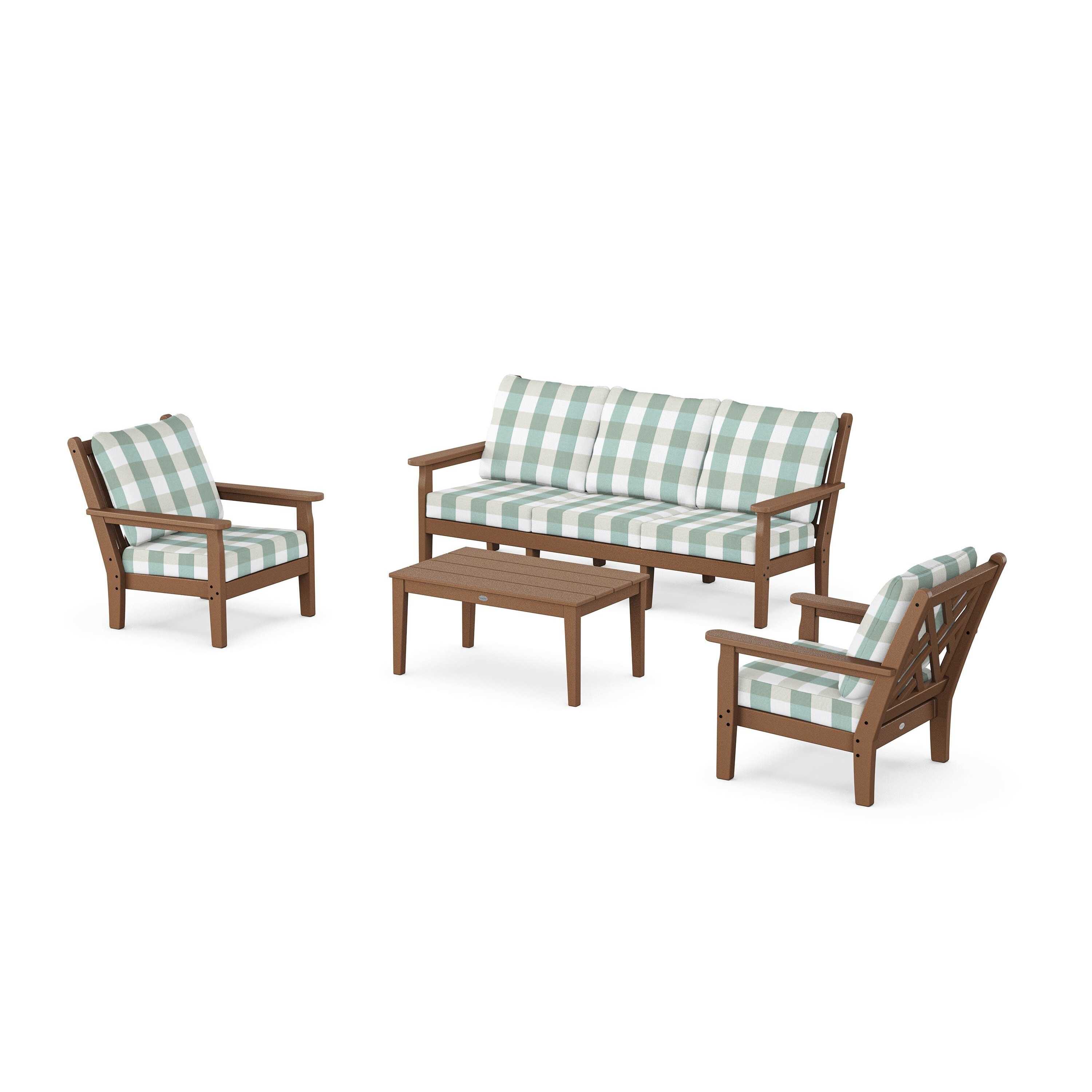 Chippendale 4-Piece Deep Seating Set with Sofa