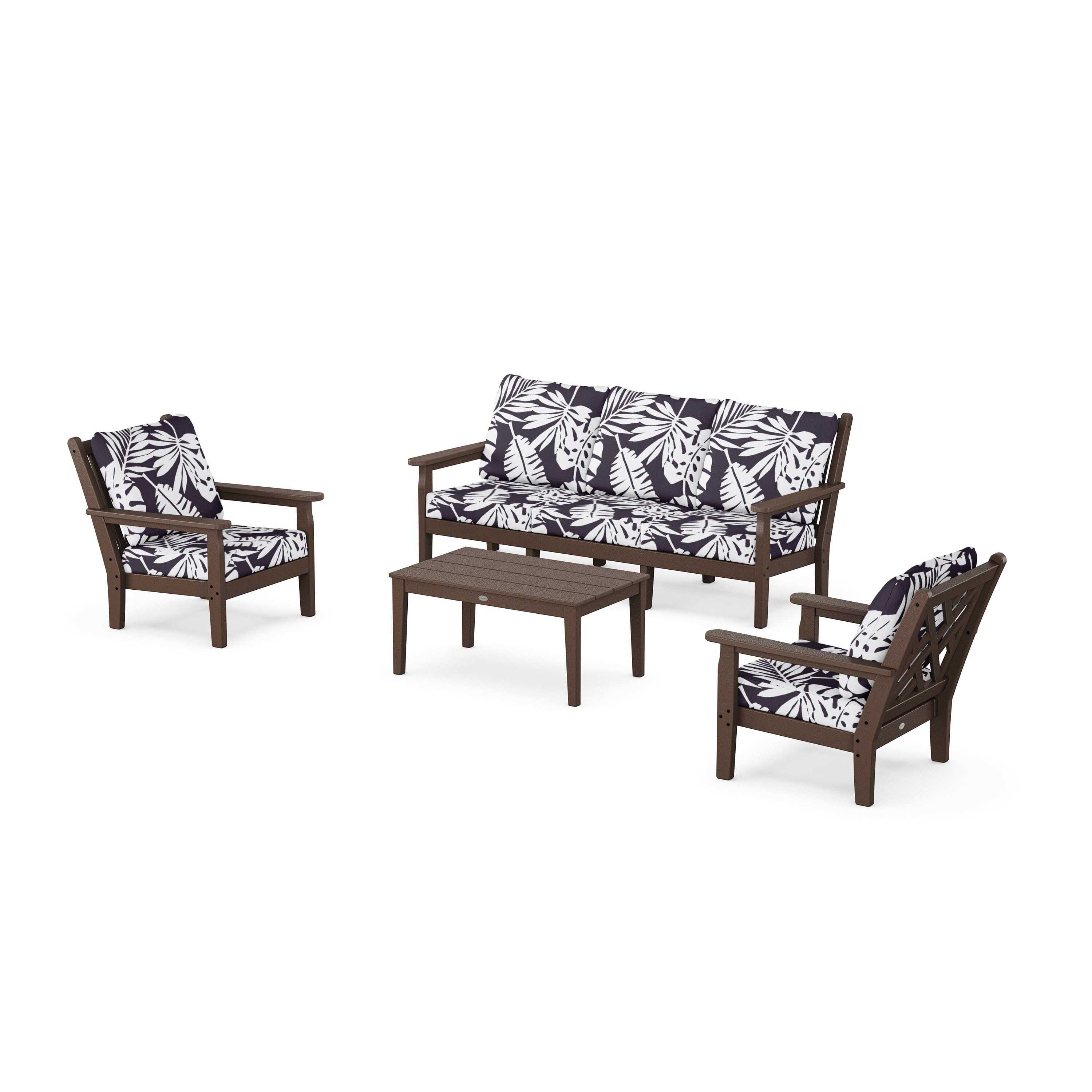 Chippendale 4-Piece Deep Seating Set with Sofa