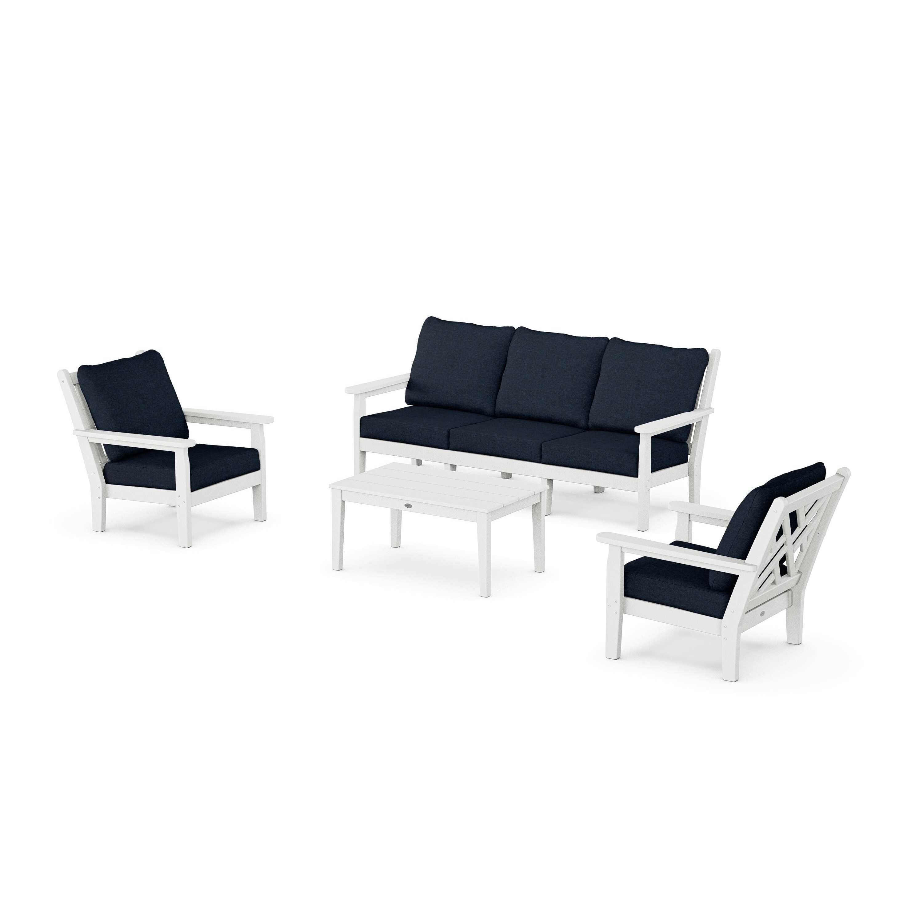 Chippendale 4-Piece Deep Seating Set with Sofa
