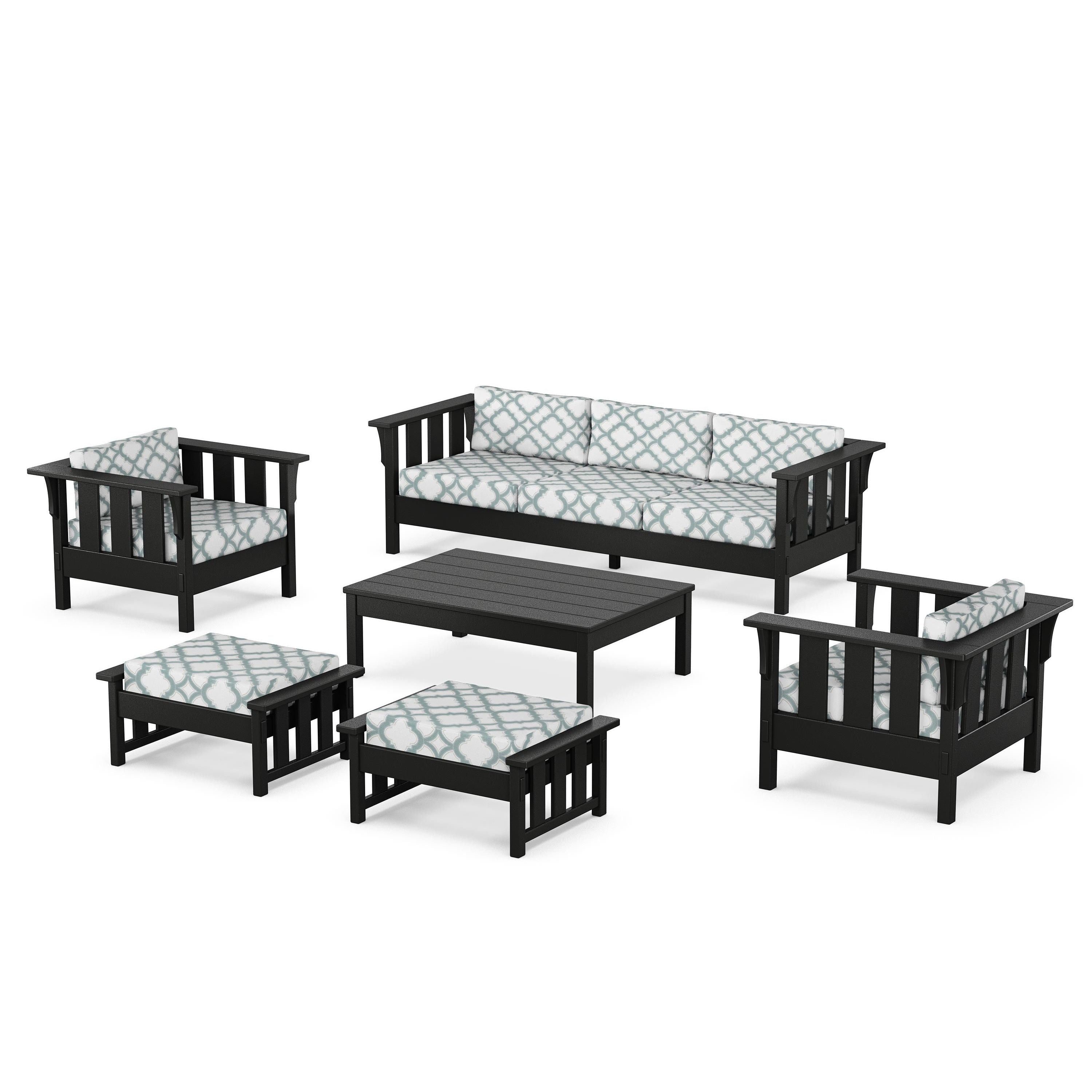 Acadia 6-Piece Lounge Sofa Set