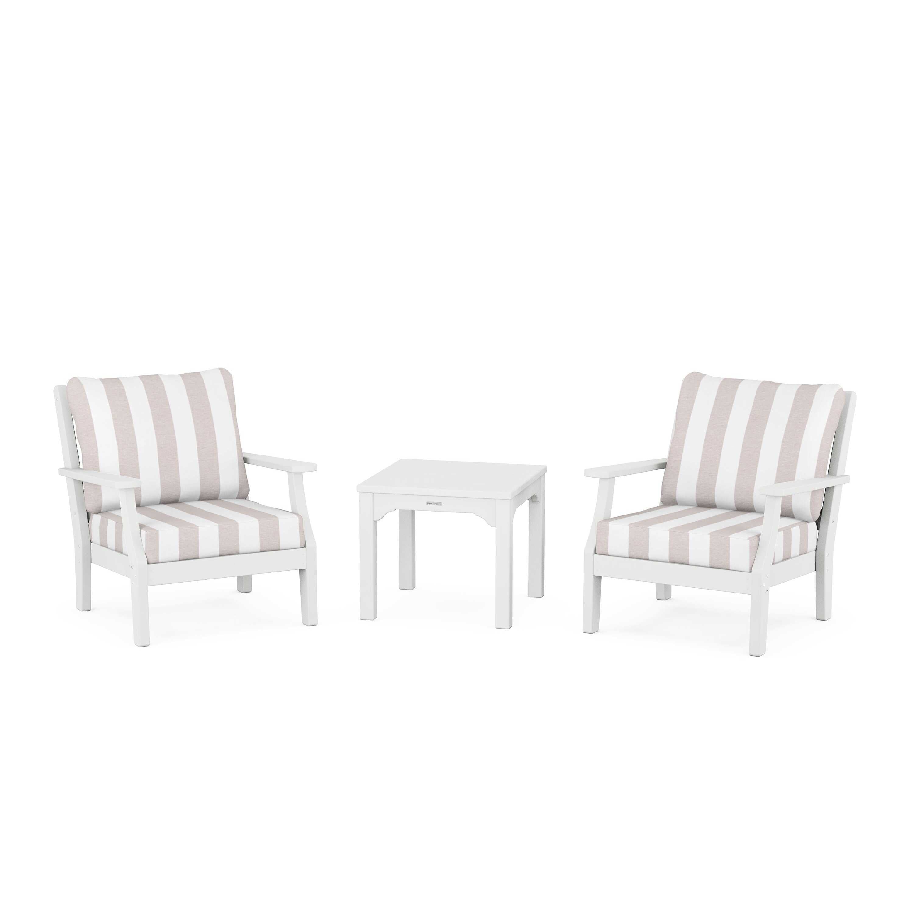 Chinoiserie 3-Piece Deep Seating Set