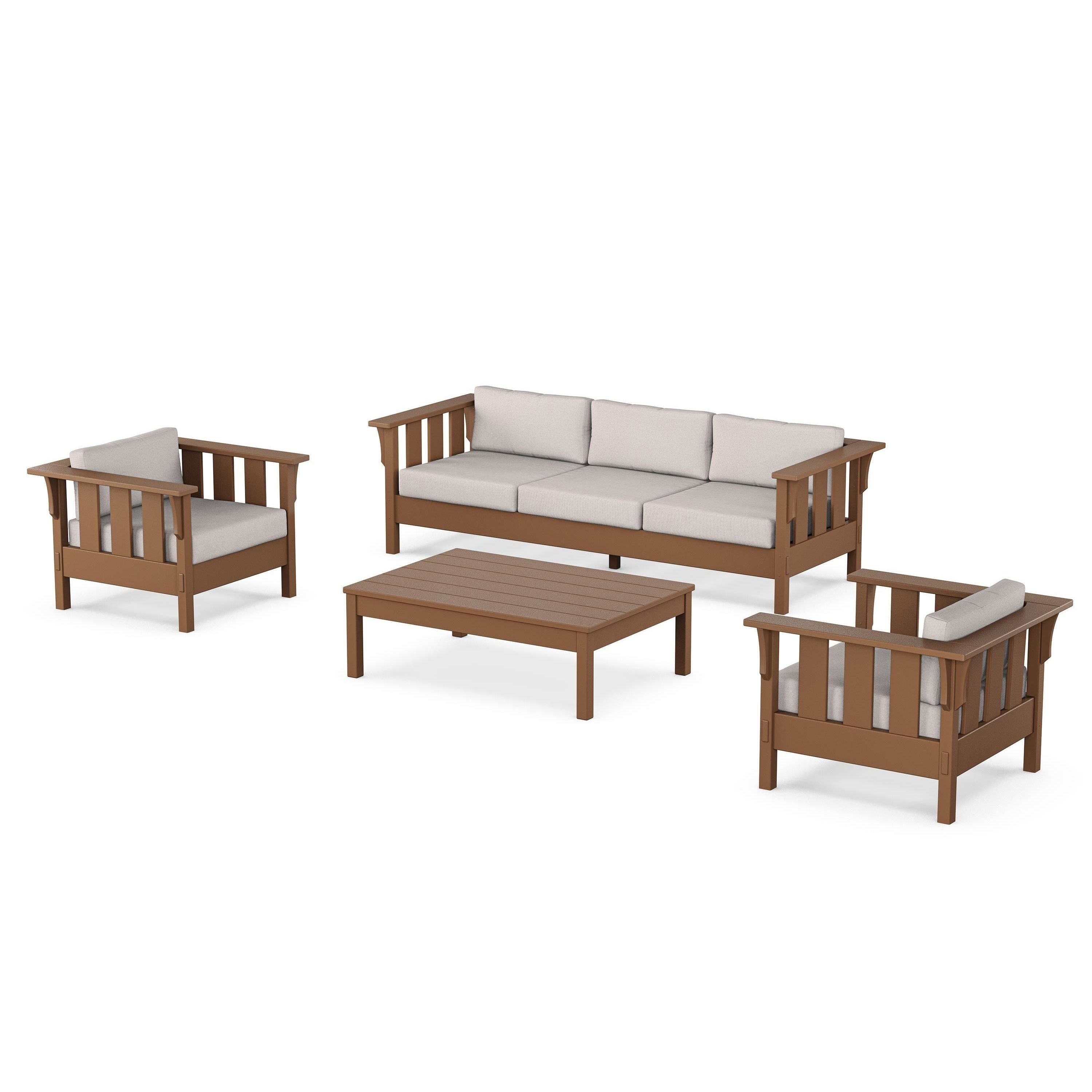Acadia 4-Piece Deep Seating Set with Sofa