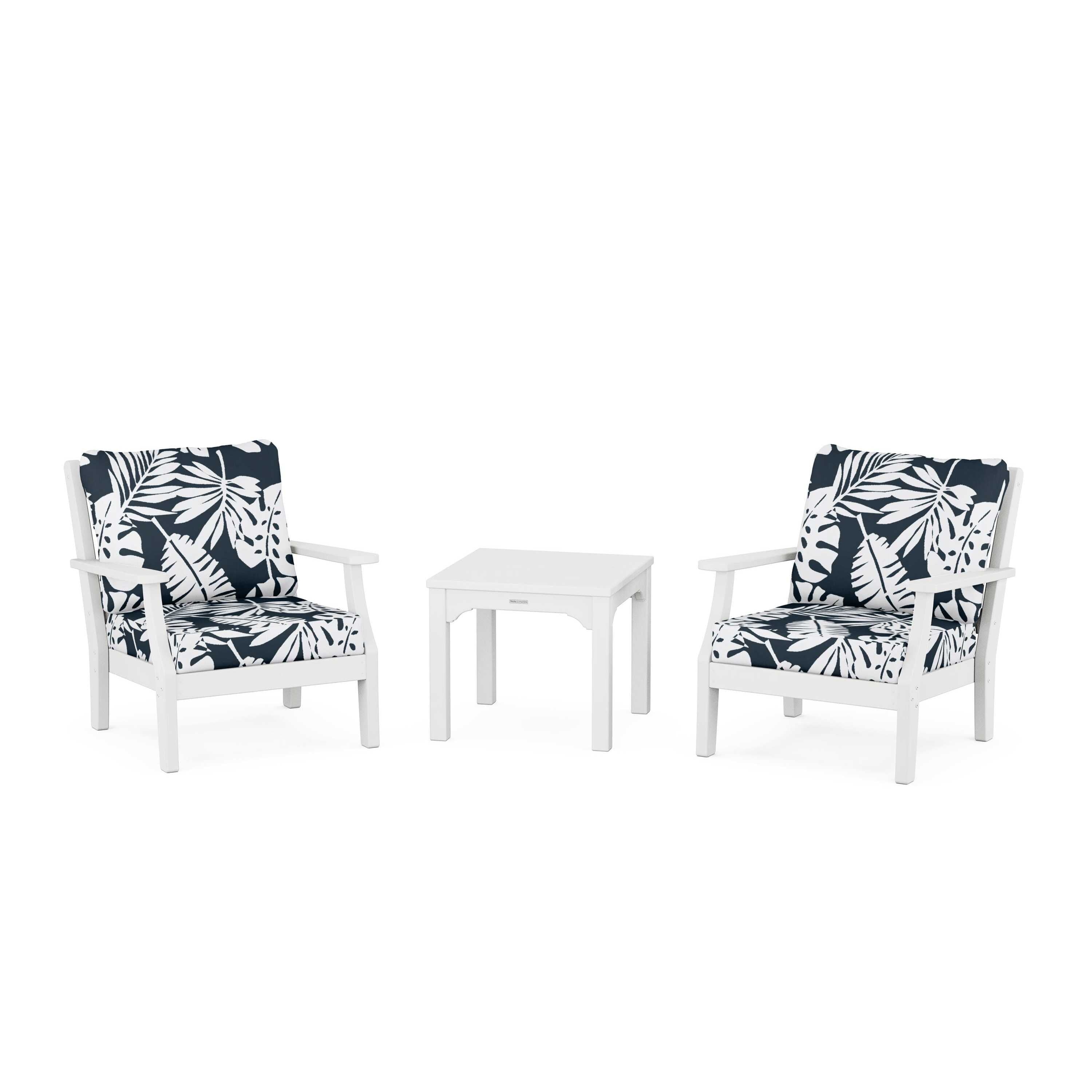 Chinoiserie 3-Piece Deep Seating Set