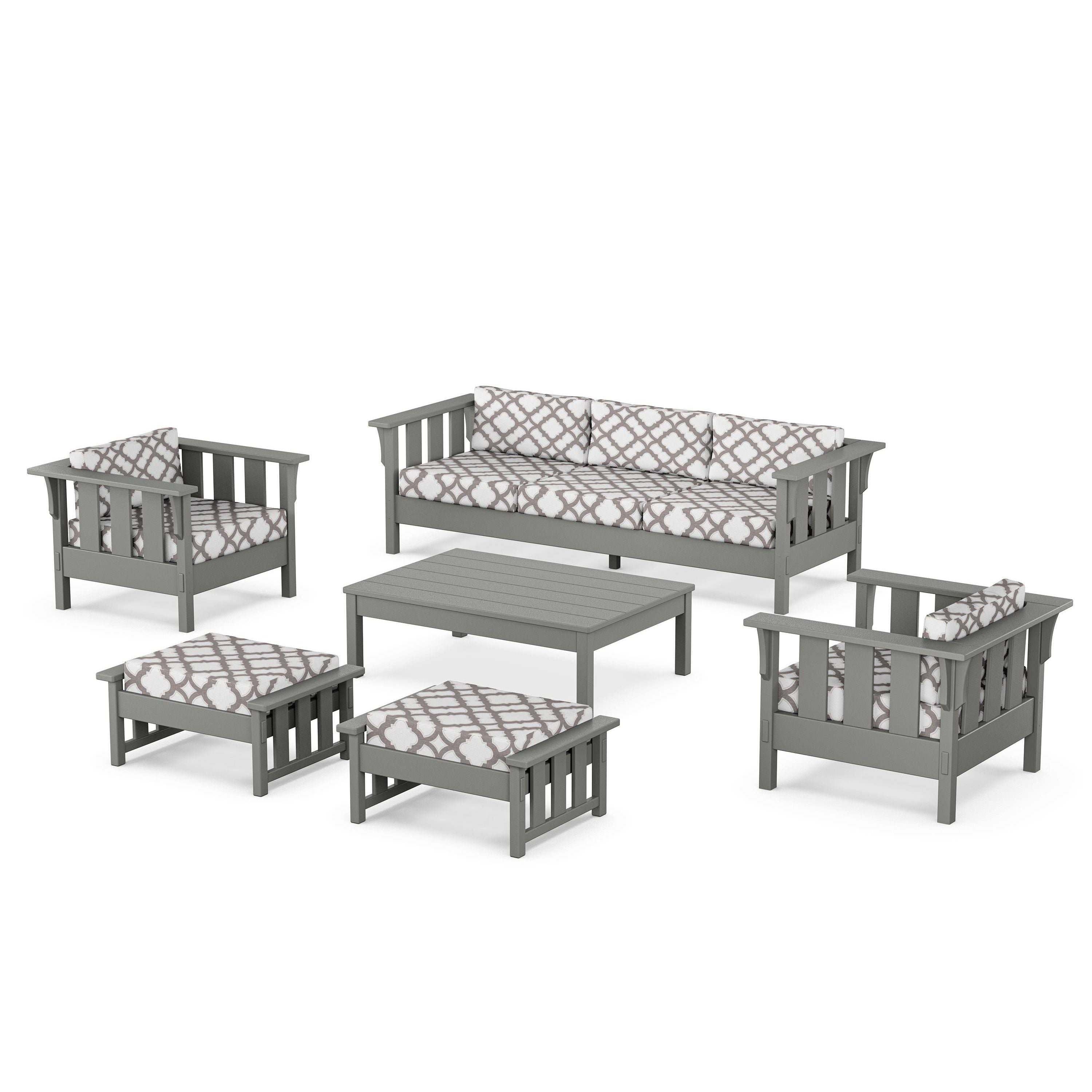 Acadia 6-Piece Lounge Sofa Set