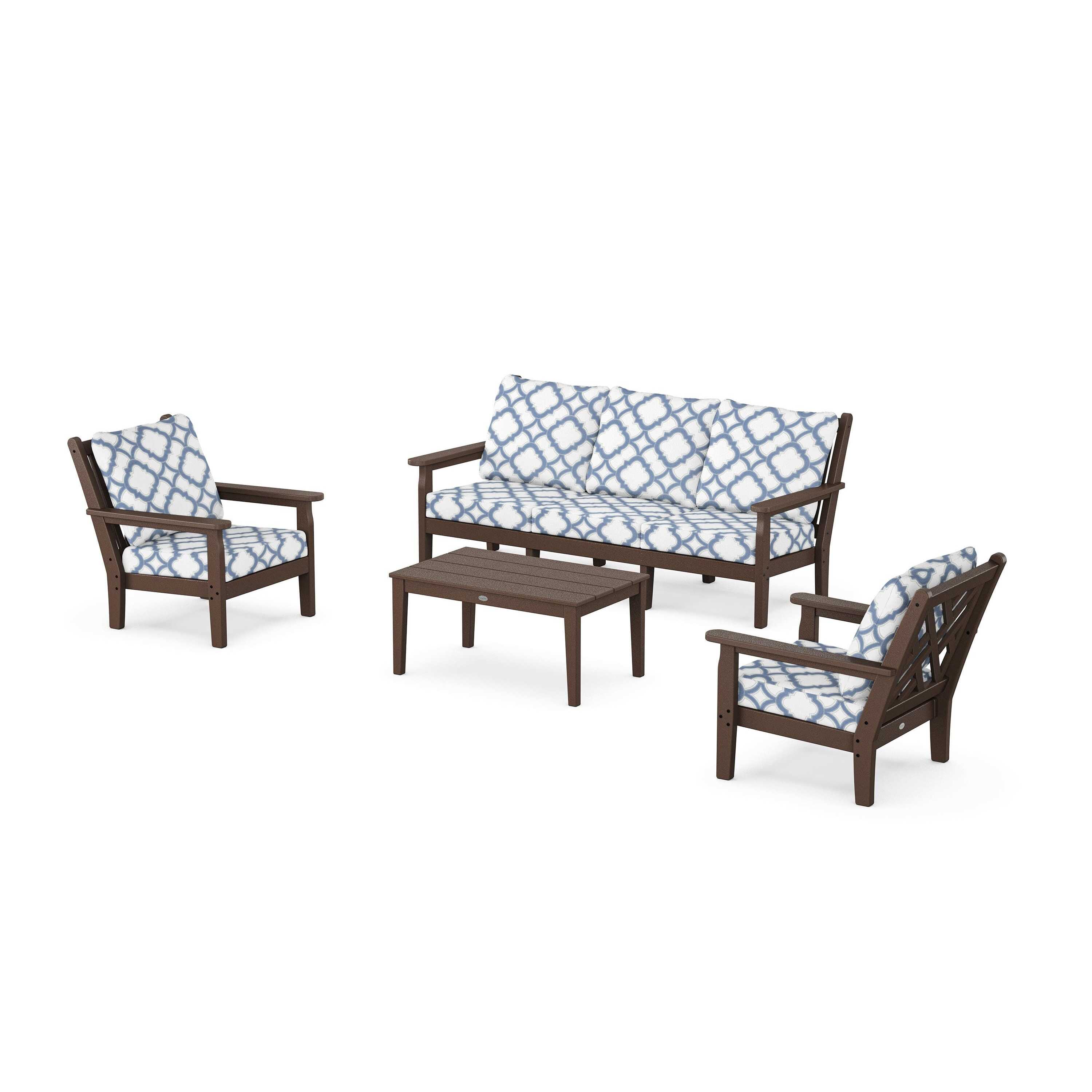 Chippendale 4-Piece Deep Seating Set with Sofa