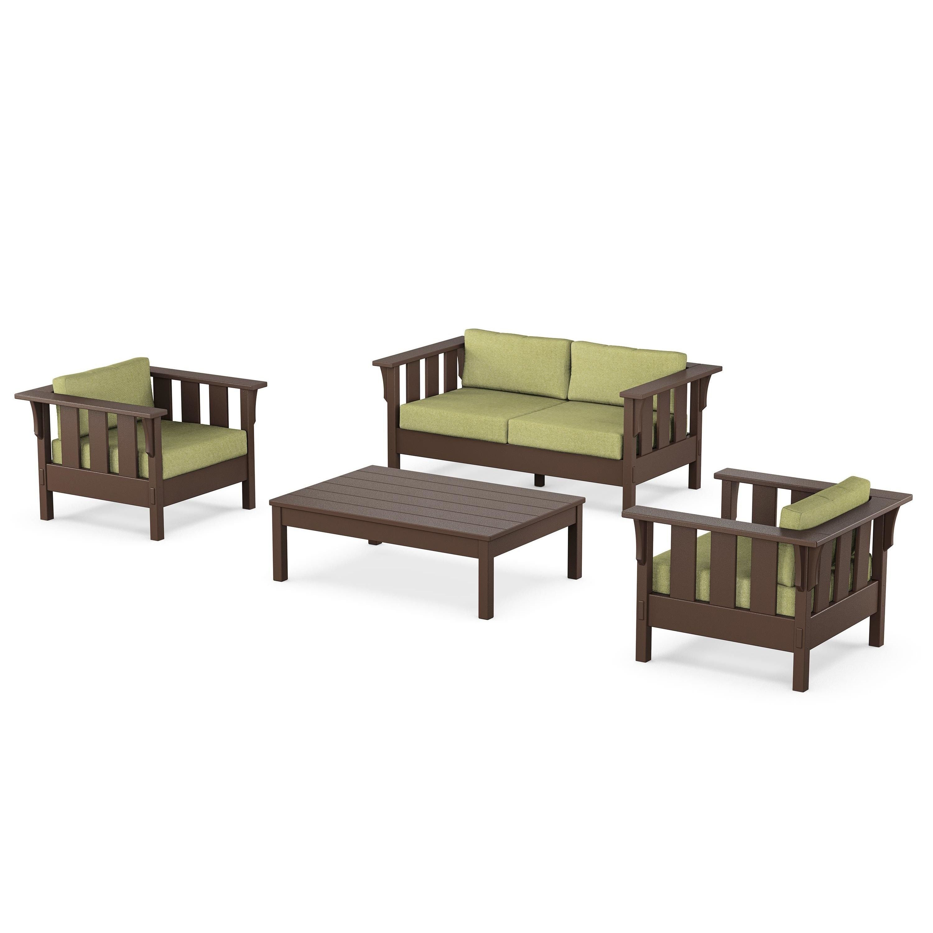 Acadia 4-Piece Deep Seating Set with Loveseat
