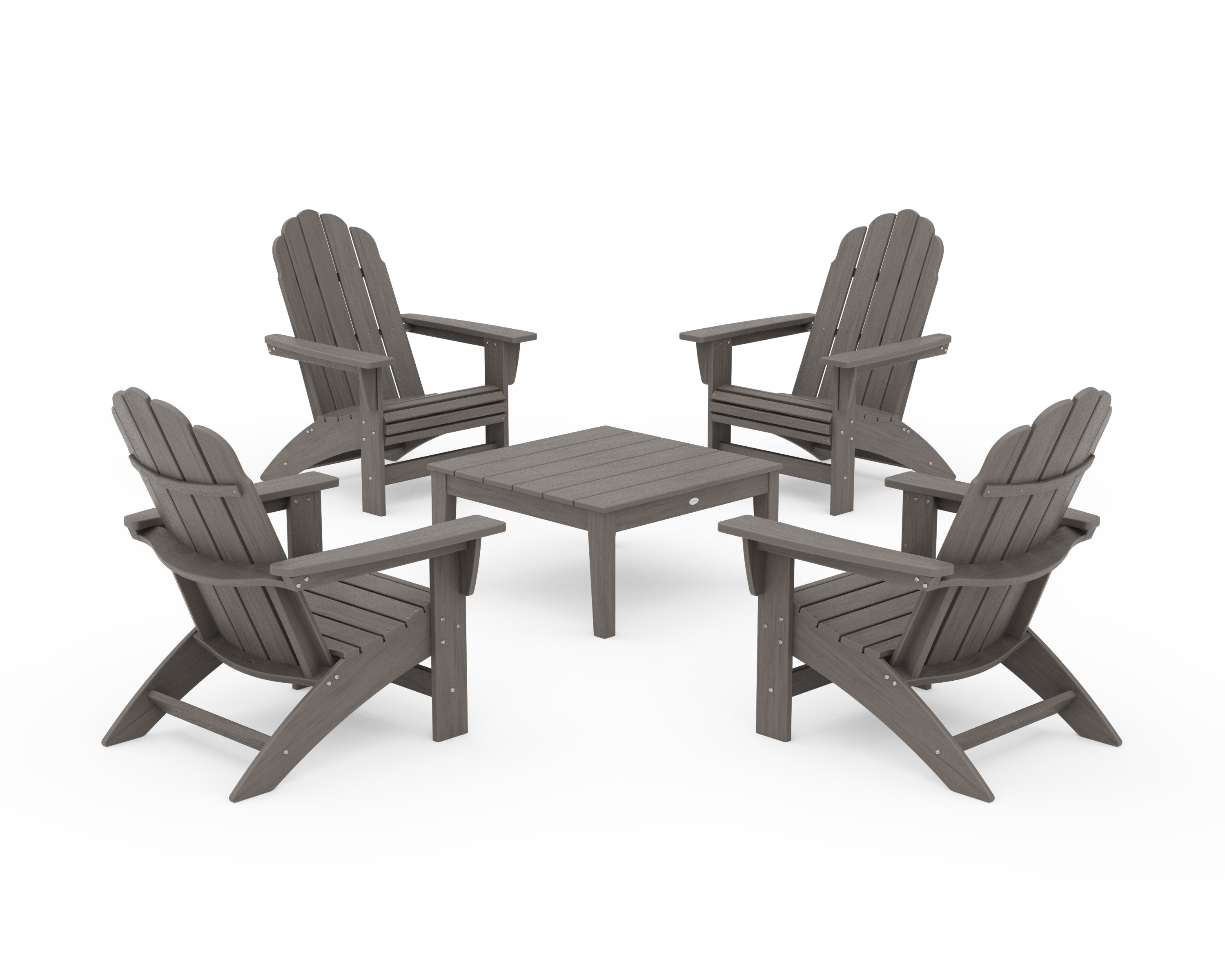 5-Piece Vineyard Grand Adirondack Chair Conversation Group