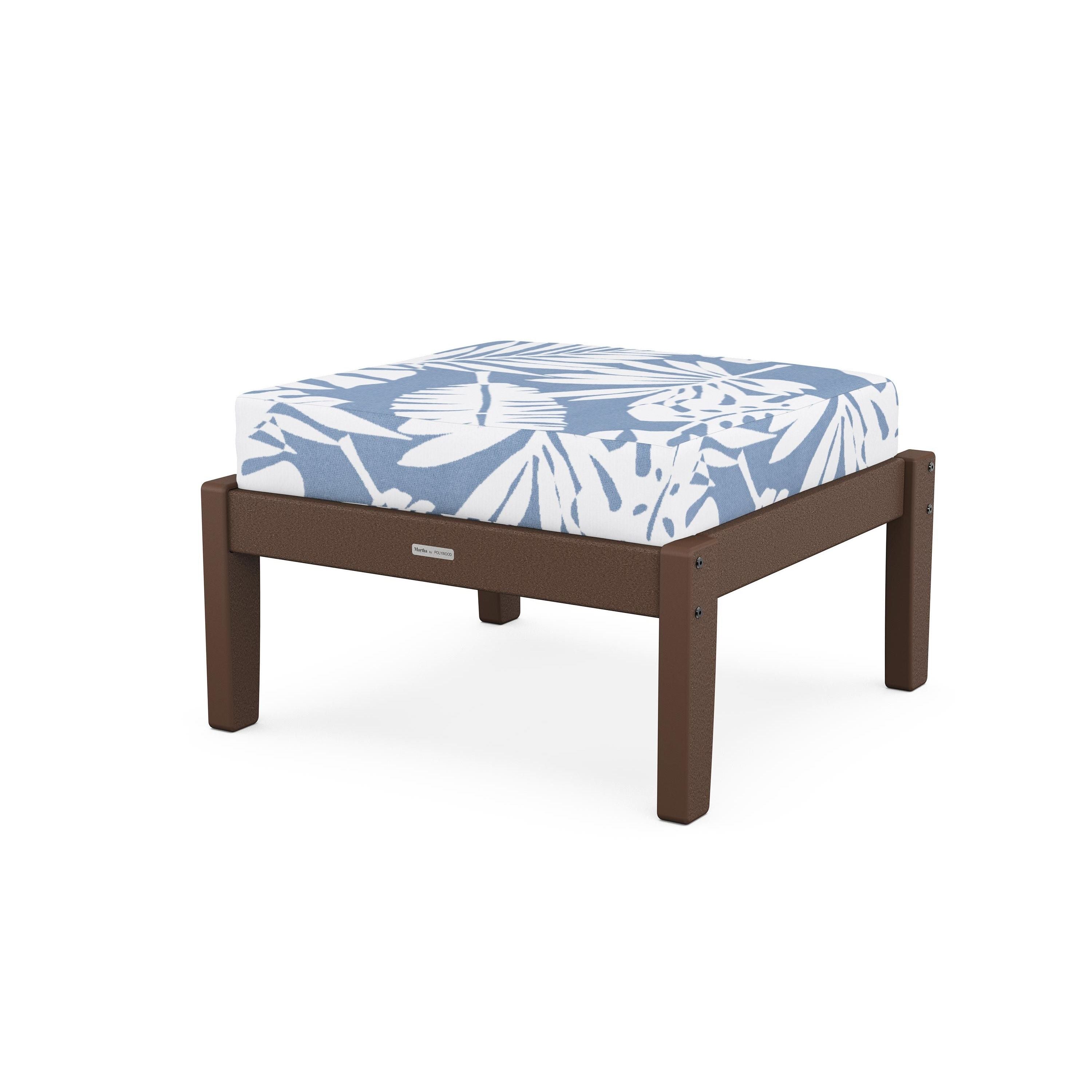 Chinoiserie Deep Seating Ottoman