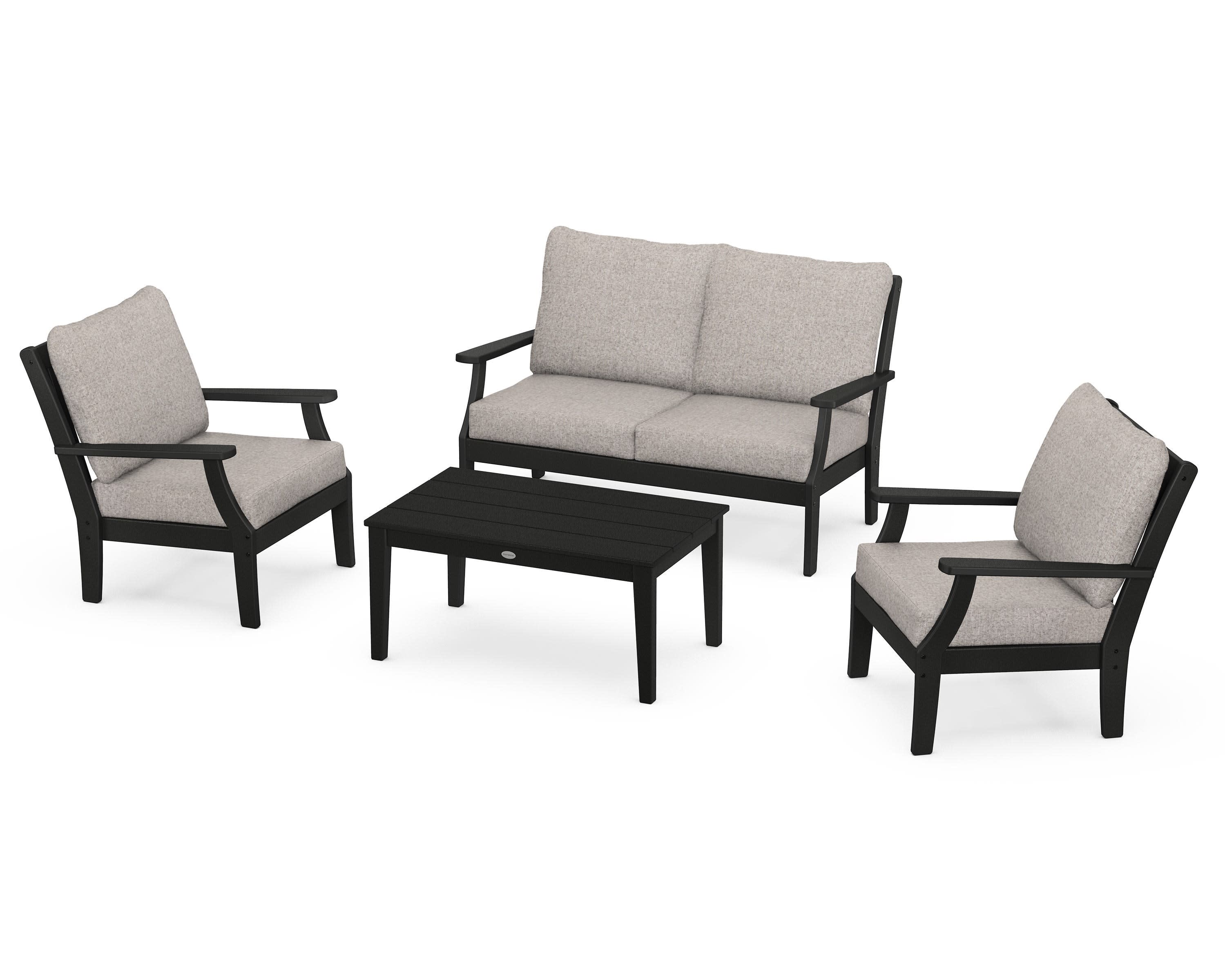 Braxton 4-Piece Deep Seating Chair Set