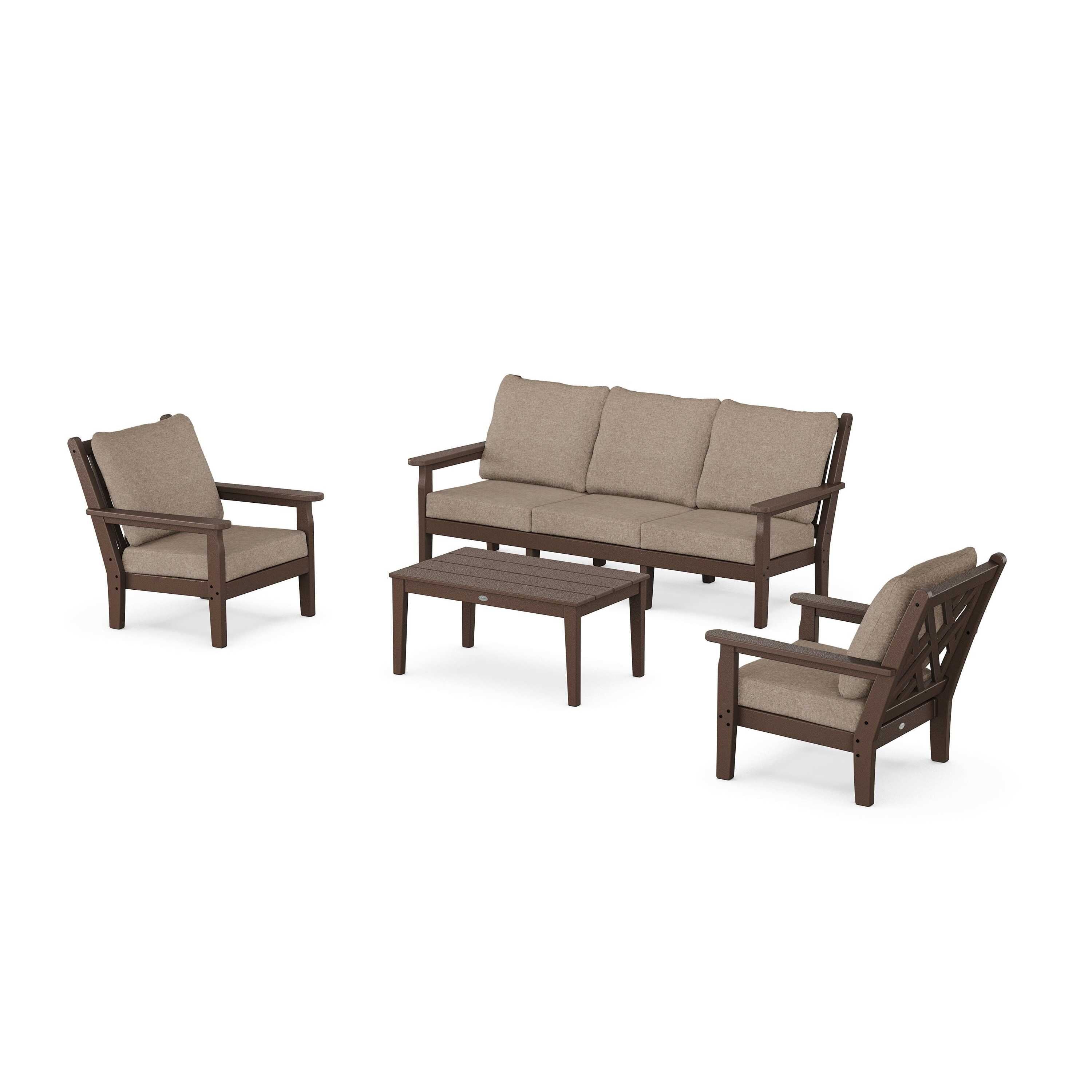 Chippendale 4-Piece Deep Seating Set with Sofa