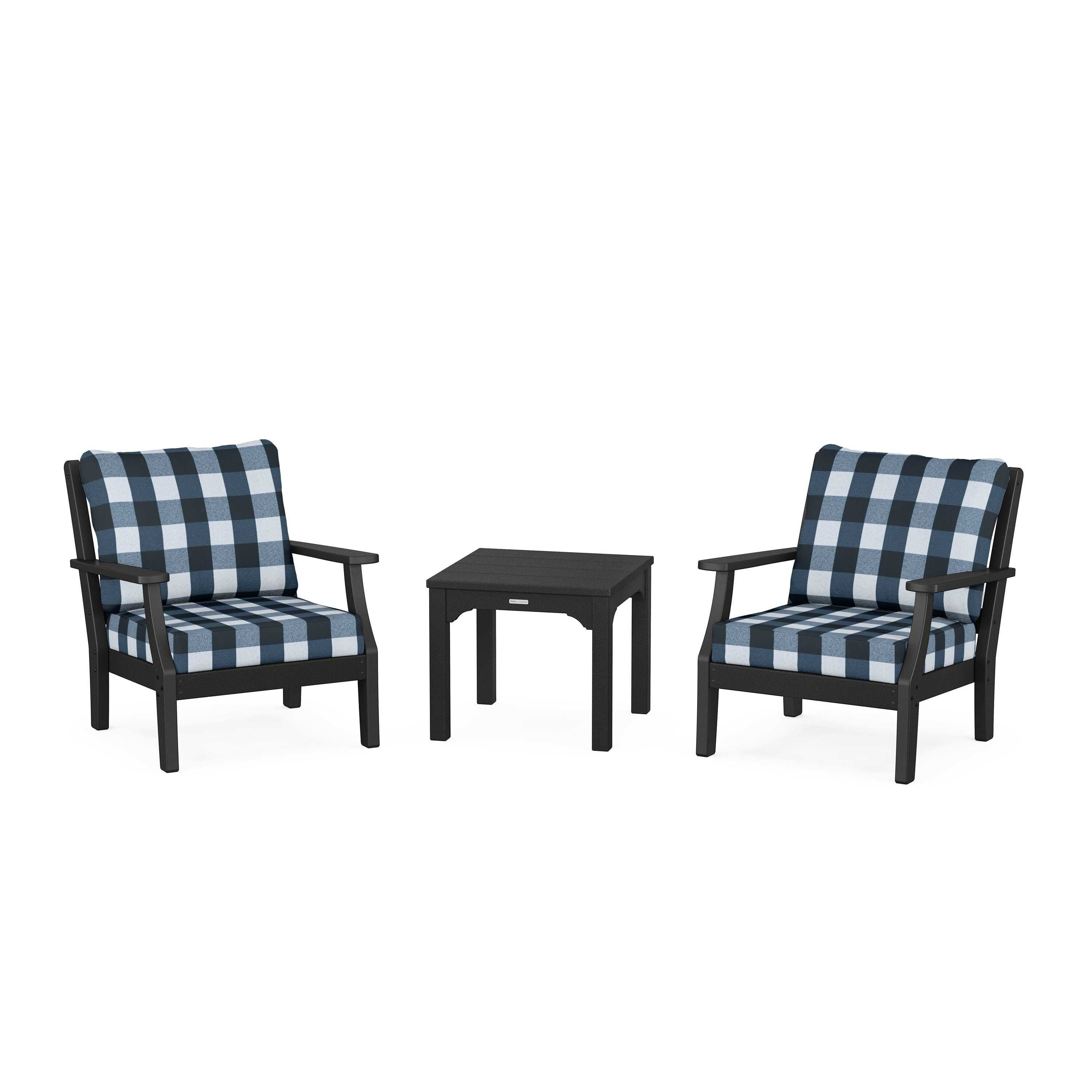 Chinoiserie 3-Piece Deep Seating Set