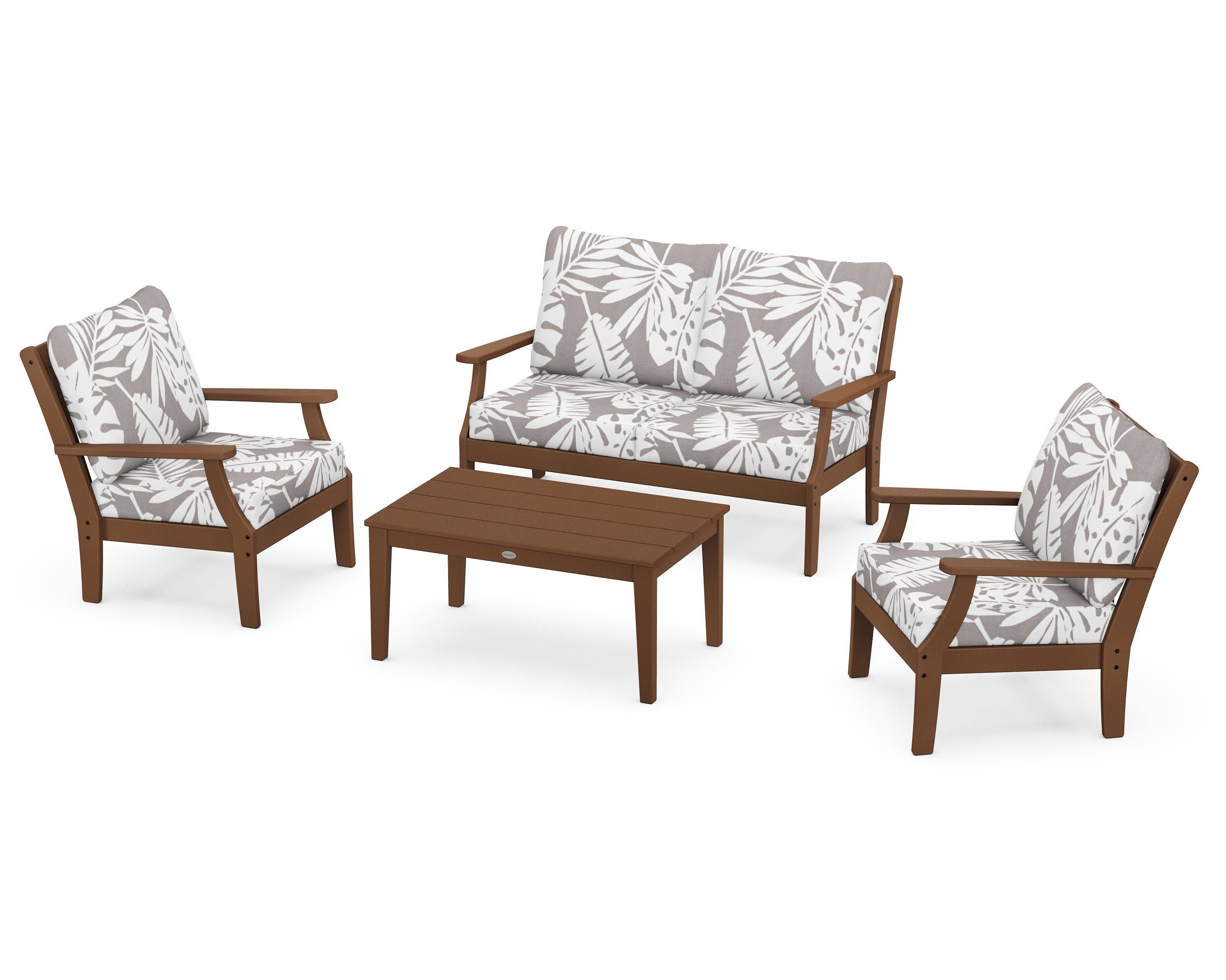 Braxton 4-Piece Deep Seating Chair Set