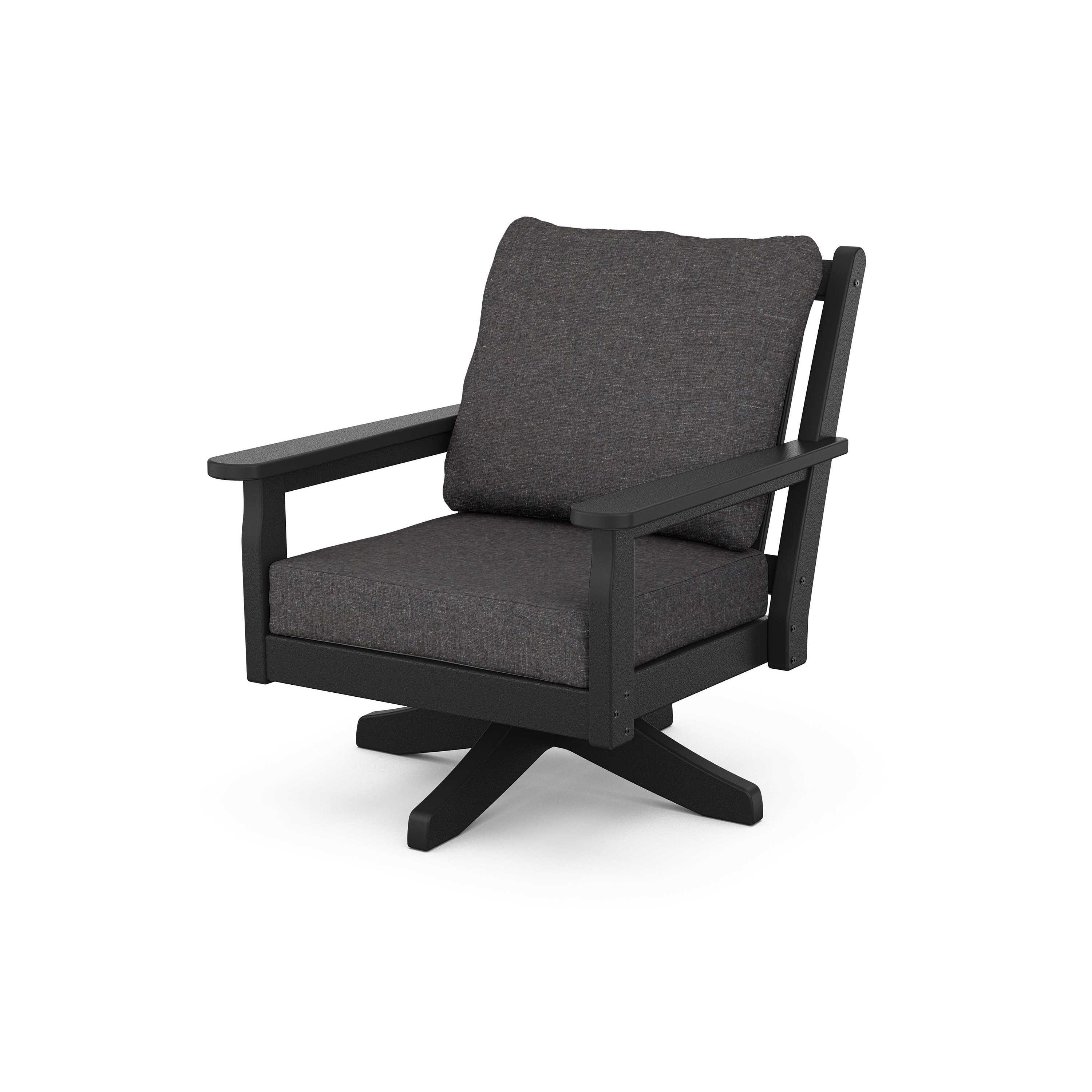 Chippendale Deep Seating Swivel Chair