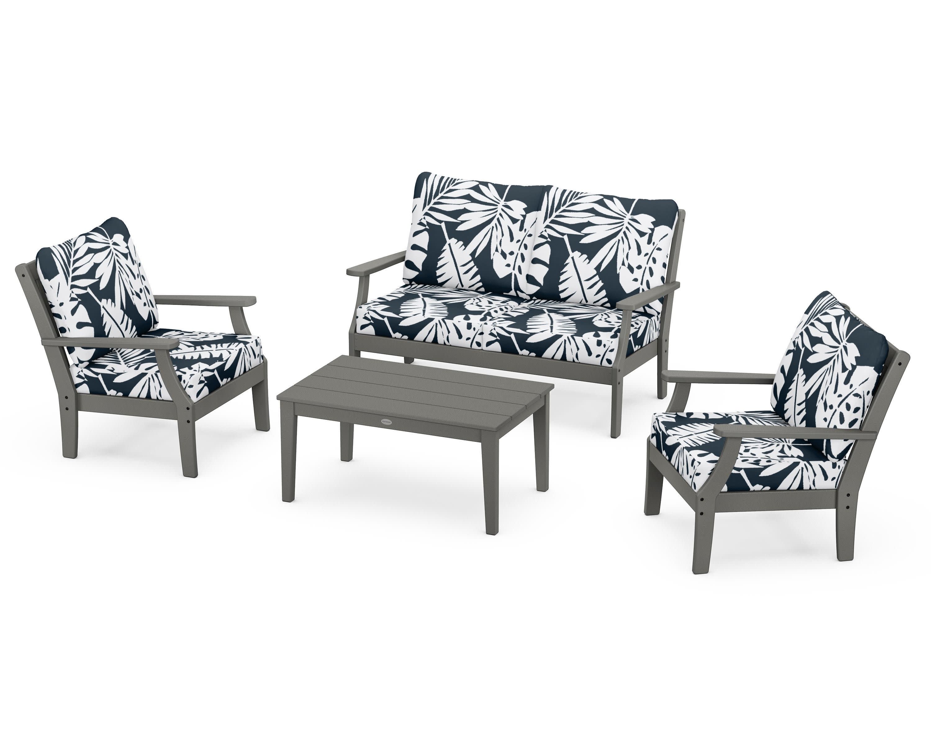 Braxton 4-Piece Deep Seating Chair Set