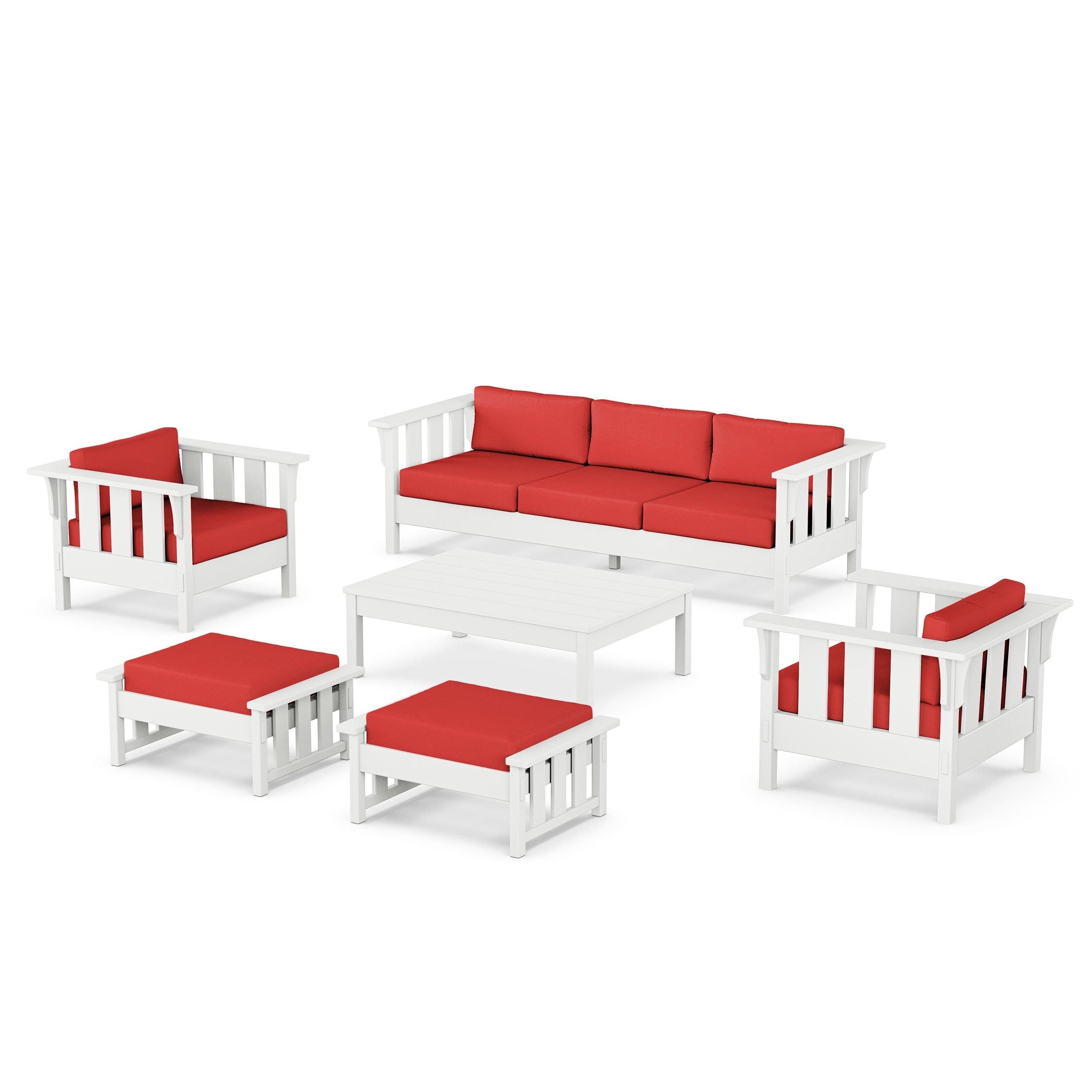 Acadia 6-Piece Lounge Sofa Set