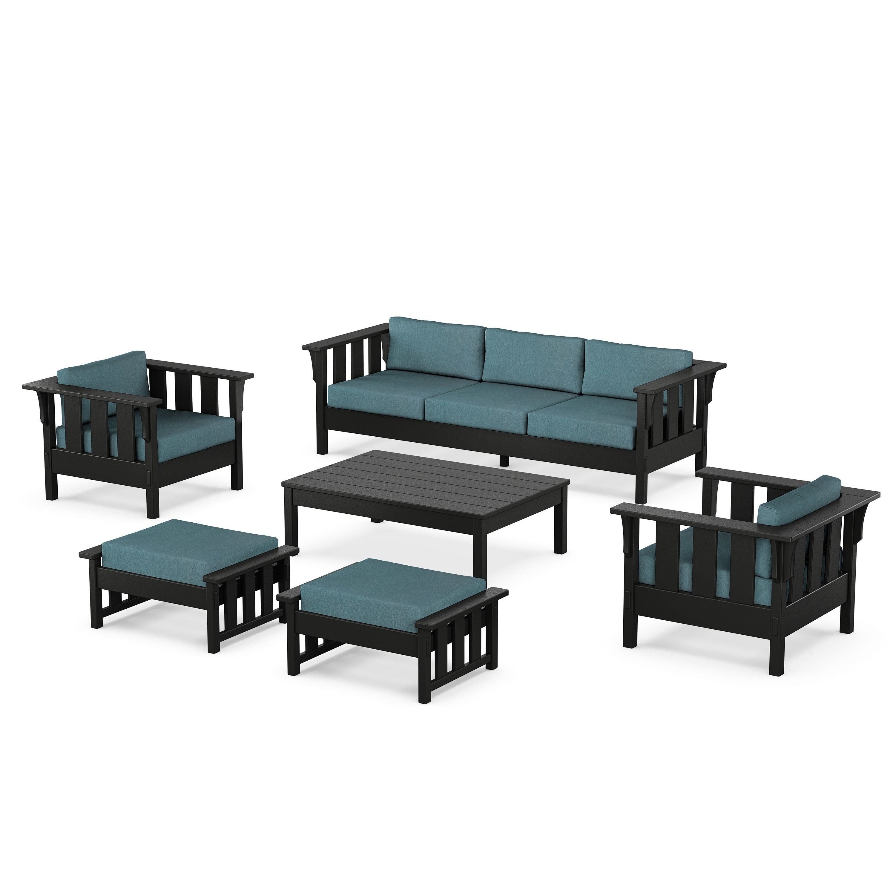 Acadia 6-Piece Lounge Sofa Set