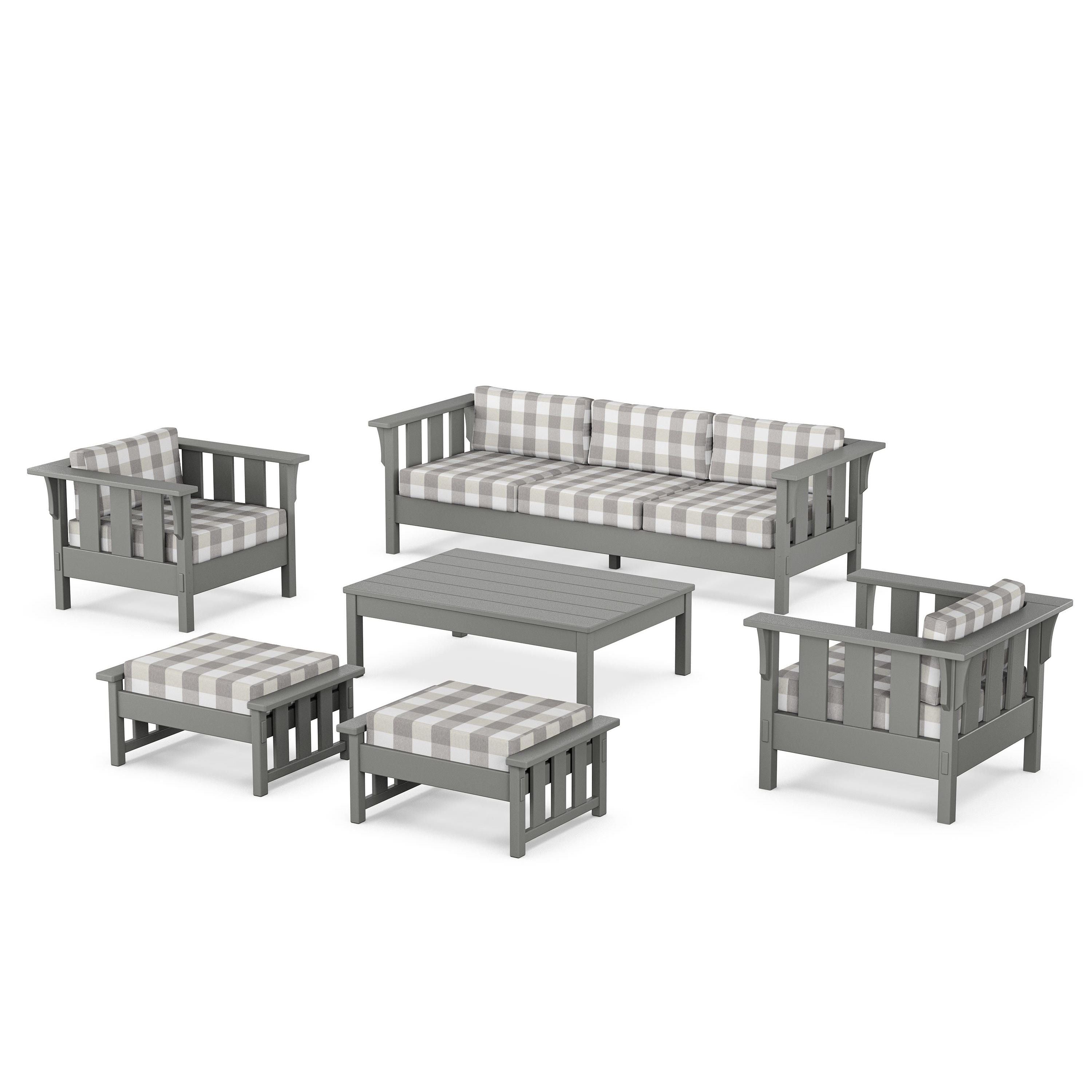 Acadia 6-Piece Lounge Sofa Set