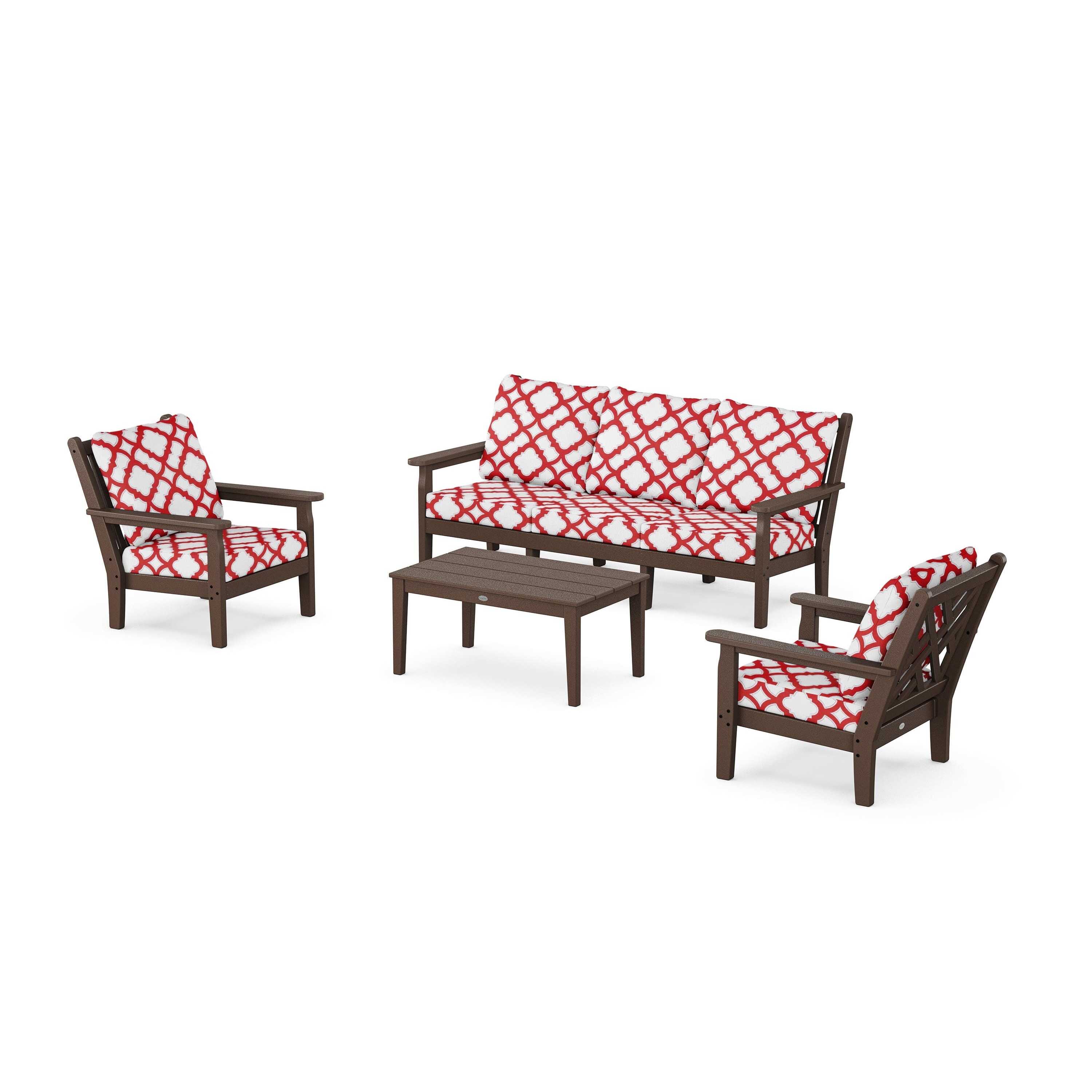 Chippendale 4-Piece Deep Seating Set with Sofa